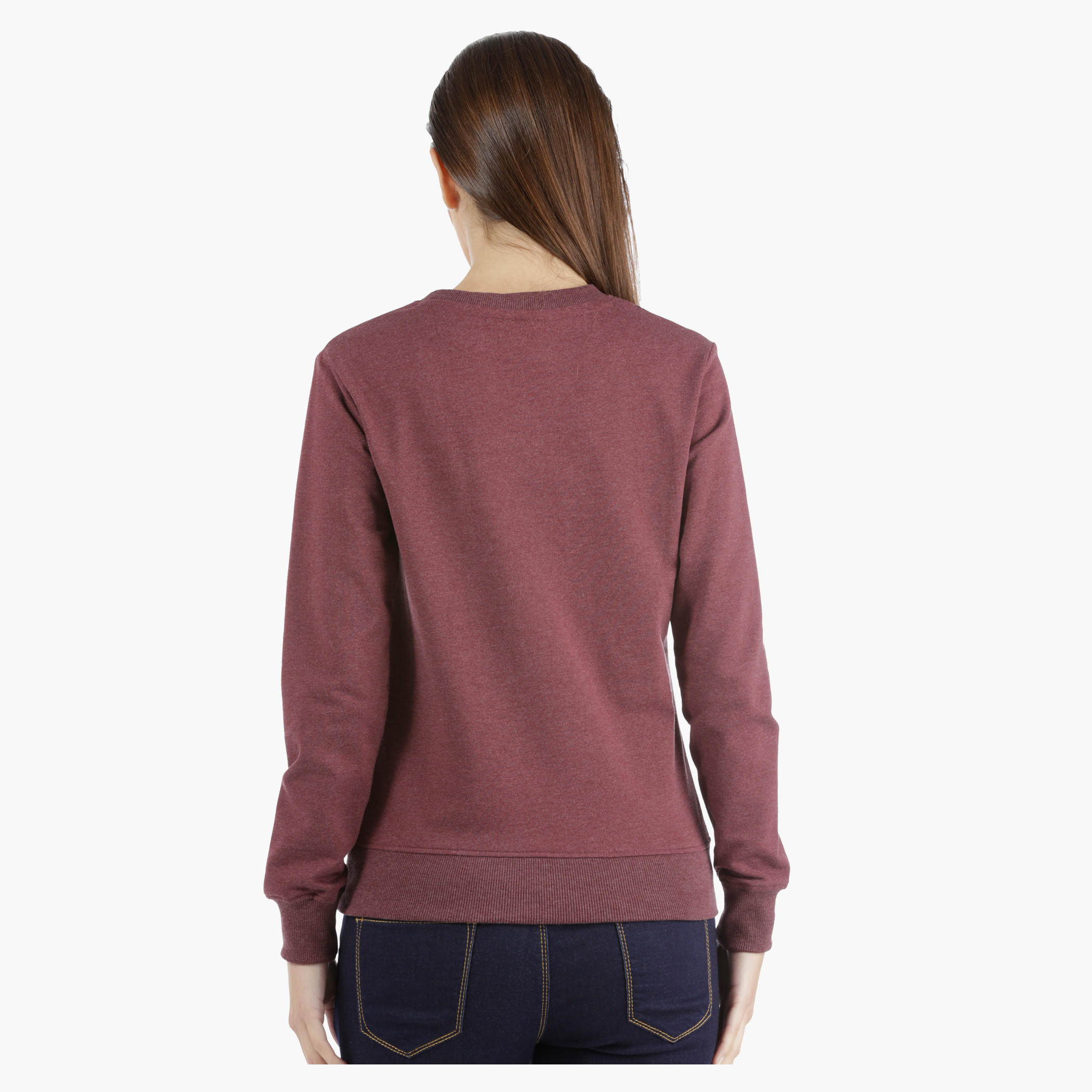 Smiley World Printed Sweatshirt with Long Sleeves-women-winterwear-hoodiesandsweatshirts-sweatshirts-image-2