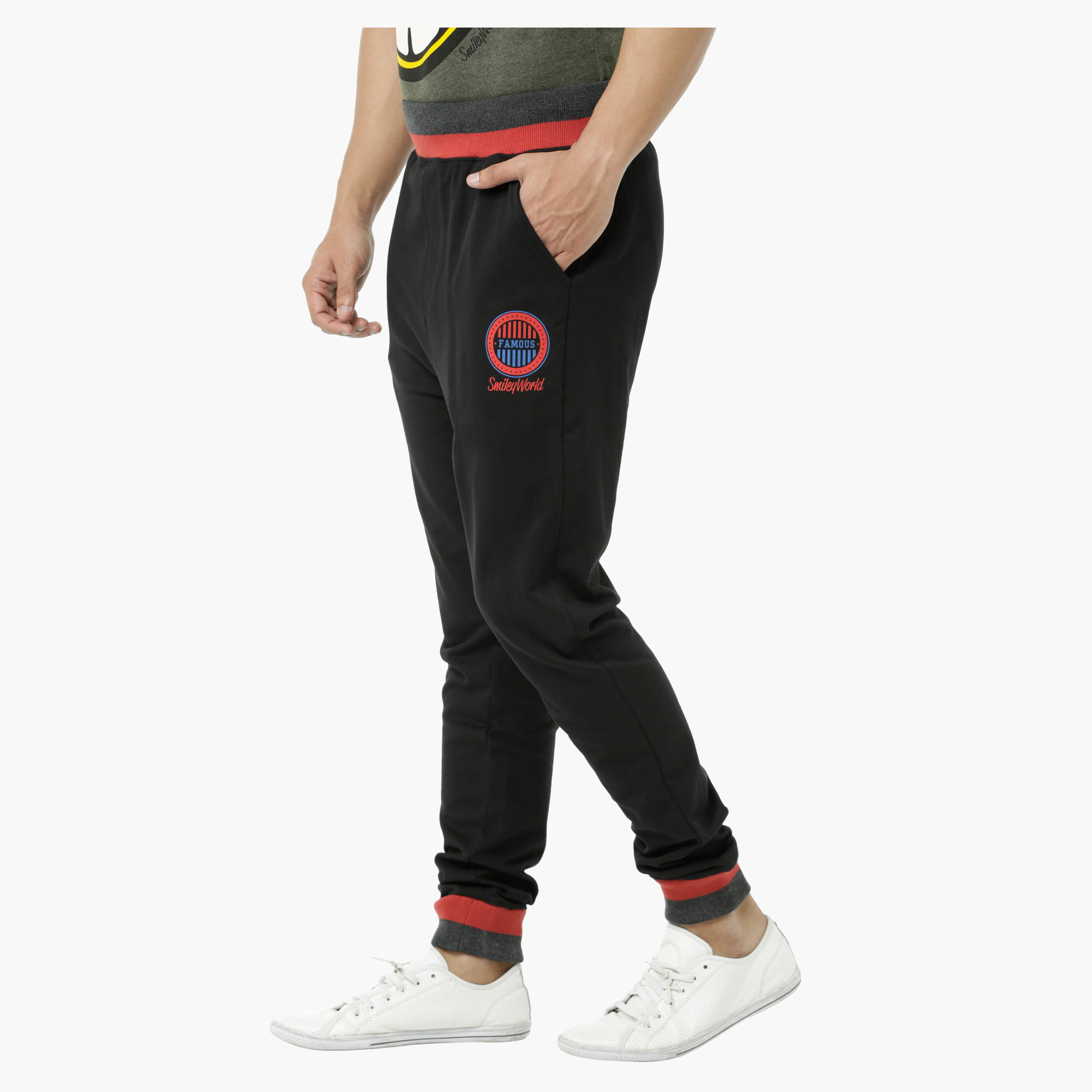 Smiley World Full Length Jog Pants-men-clothing-bottoms-joggers-image-3
