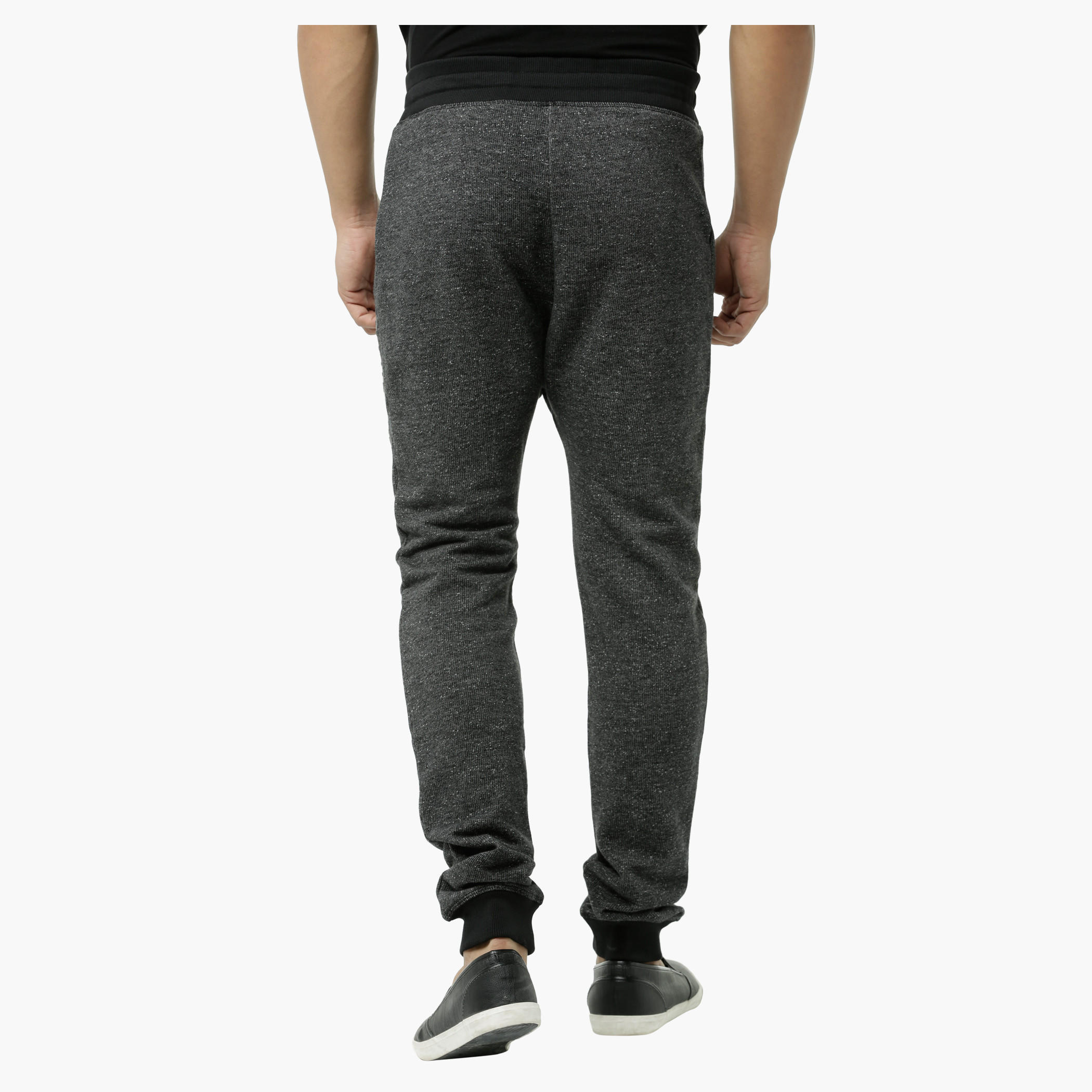 Smiley World Printed Cotton Jog Pants with Cuffed Hem-men-clothing-bottoms-joggers-image-2