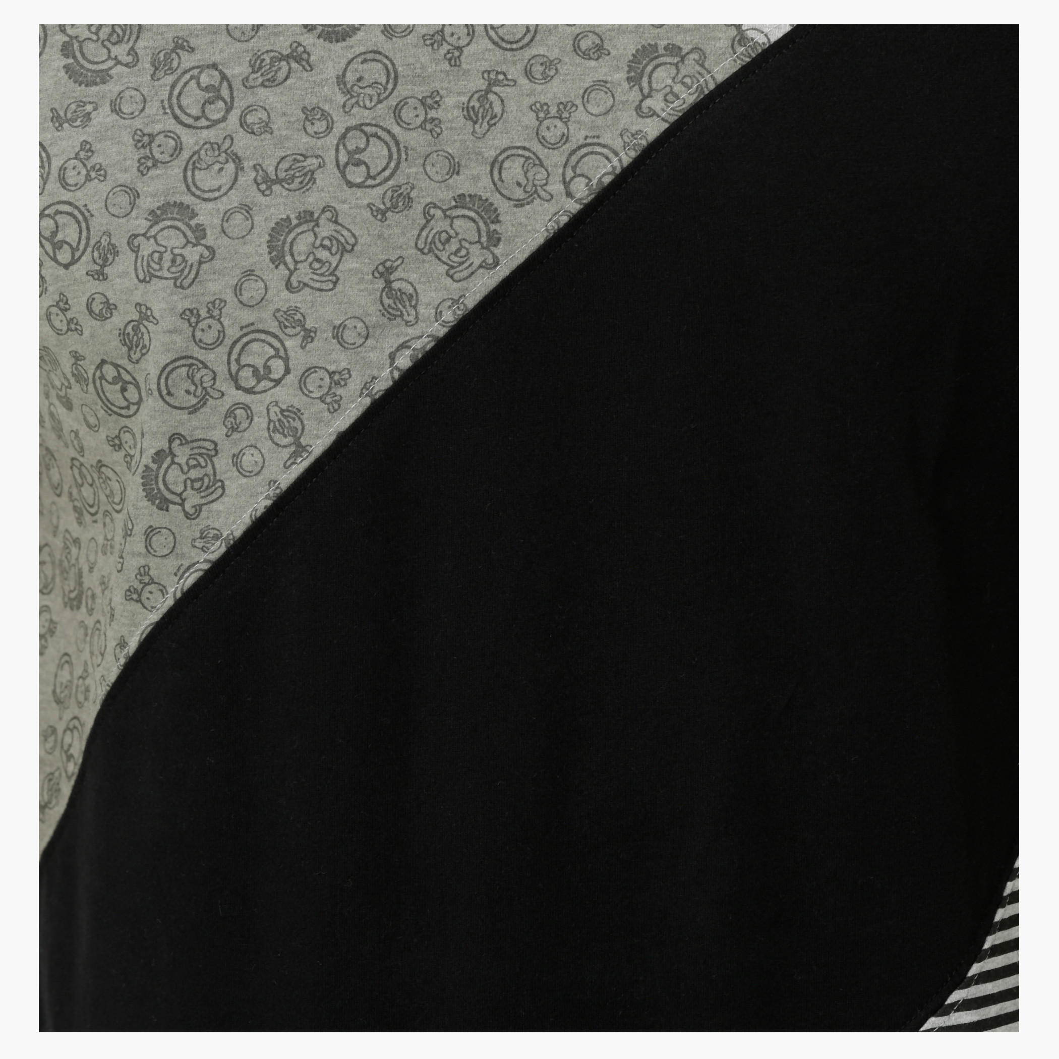 Smiley World Printed Crew Neck T-Shirt with Short Sleeves-men-clothing-tshirtsandpolos-tshirts-image-4