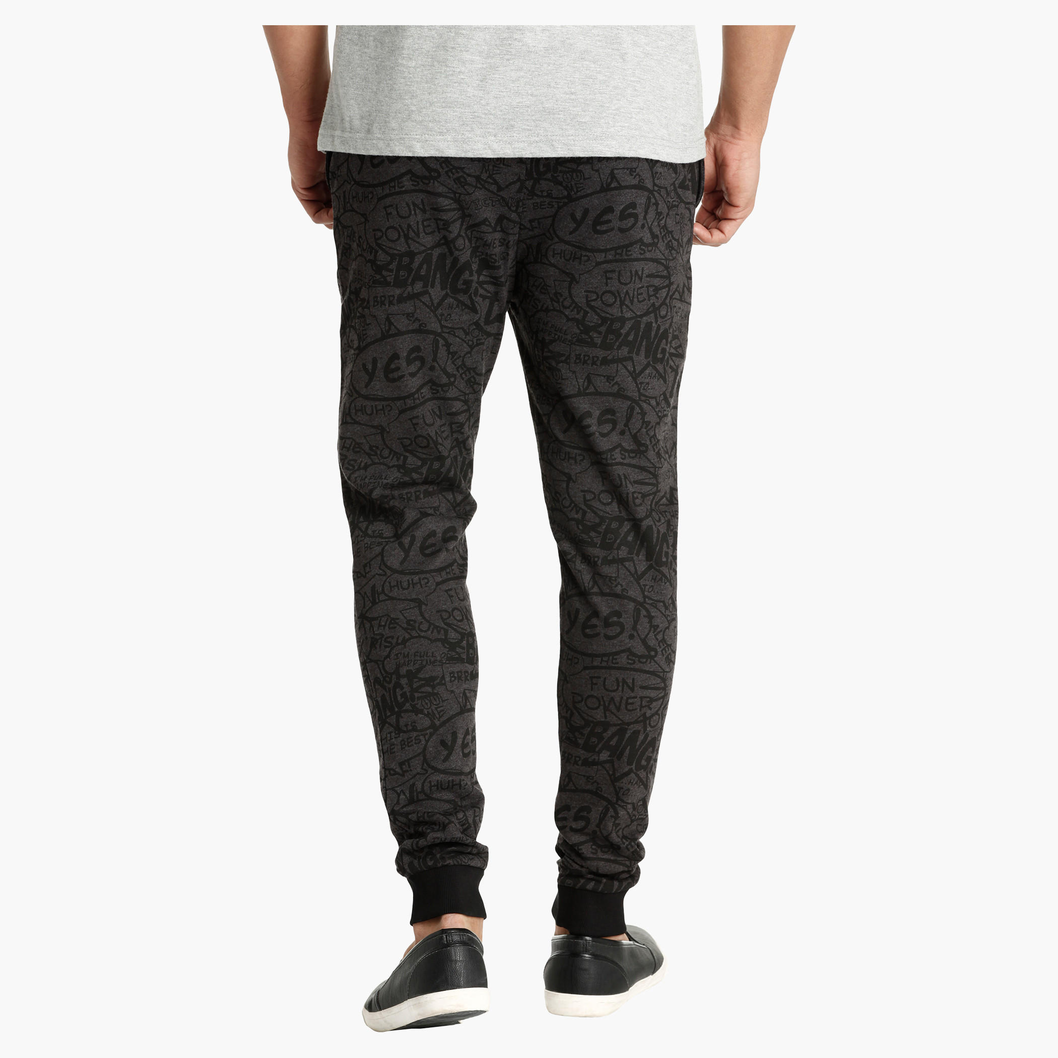 Smiley World Graphic Print Jog Pants-men-clothing-bottoms-joggers-image-2