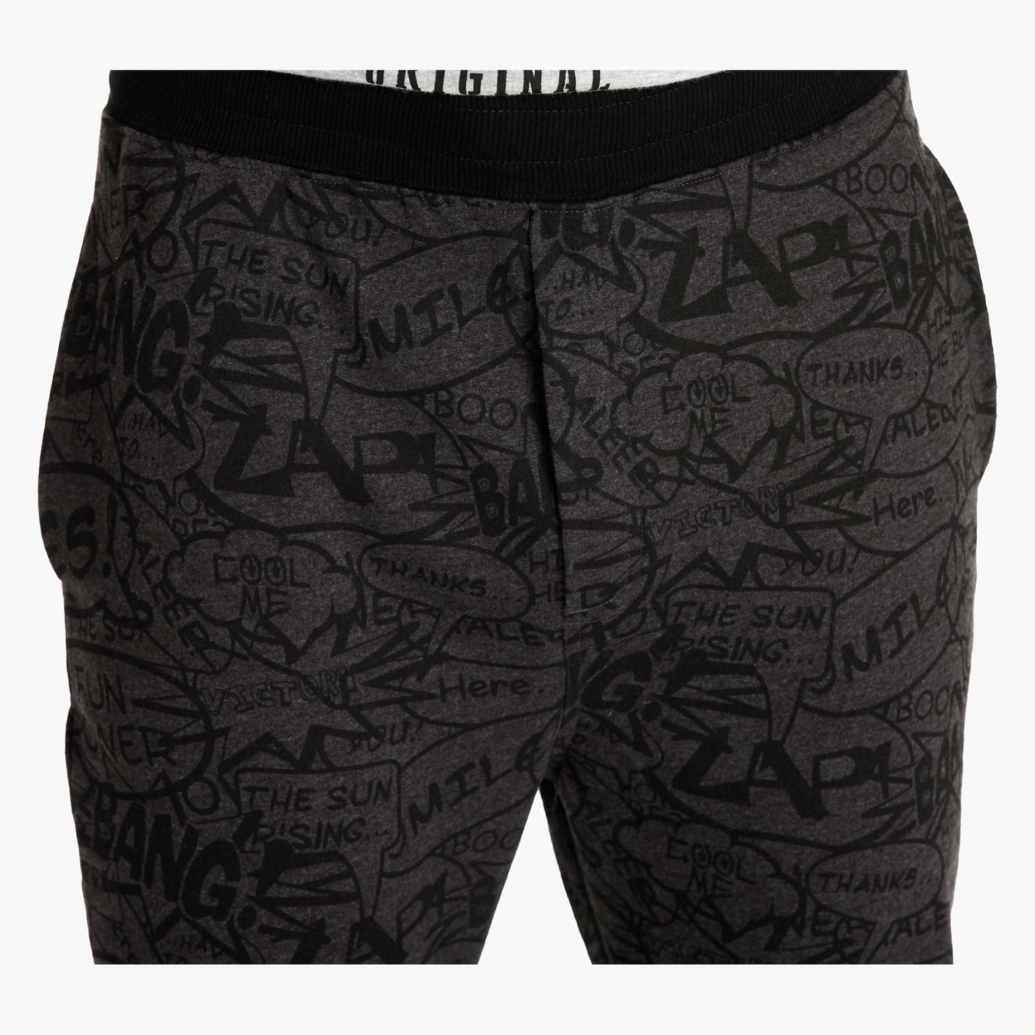 Smiley World Graphic Print Jog Pants-men-clothing-bottoms-joggers-image-4