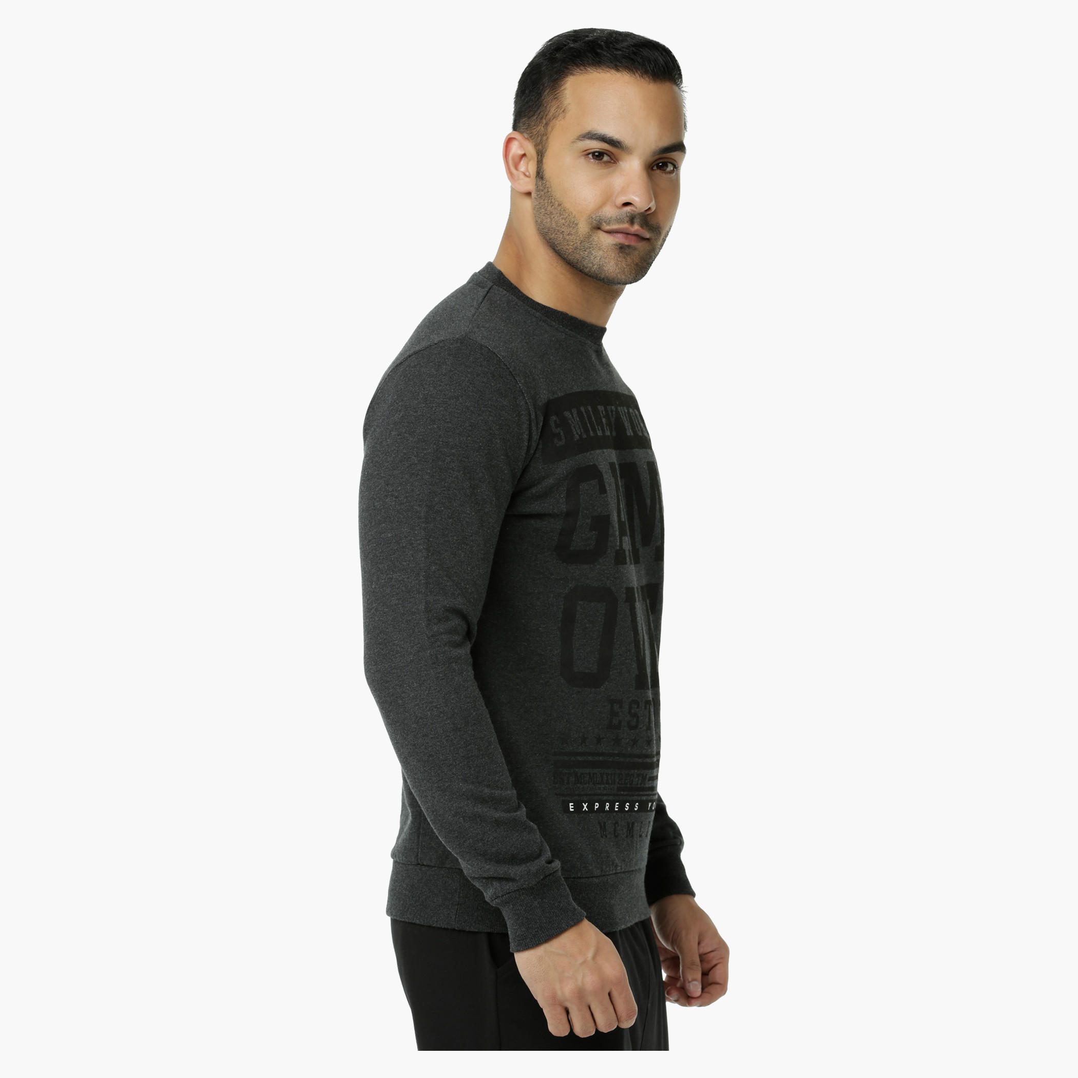 Smiley World Printed Sweat Shirt-men-winterwear-hoodiesandsweatshirts-image-3