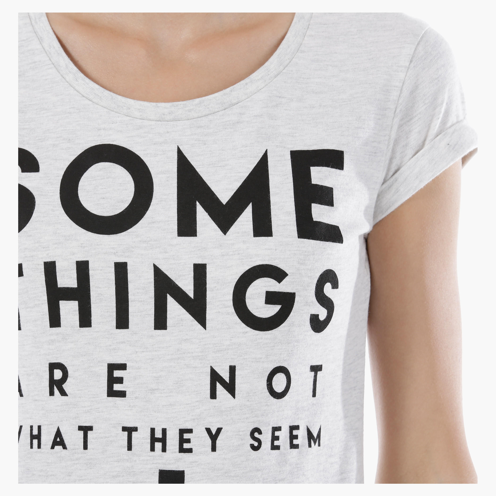 Smiley World Printed Cotton T-Shirt-women-clothing-tshirts-image-4