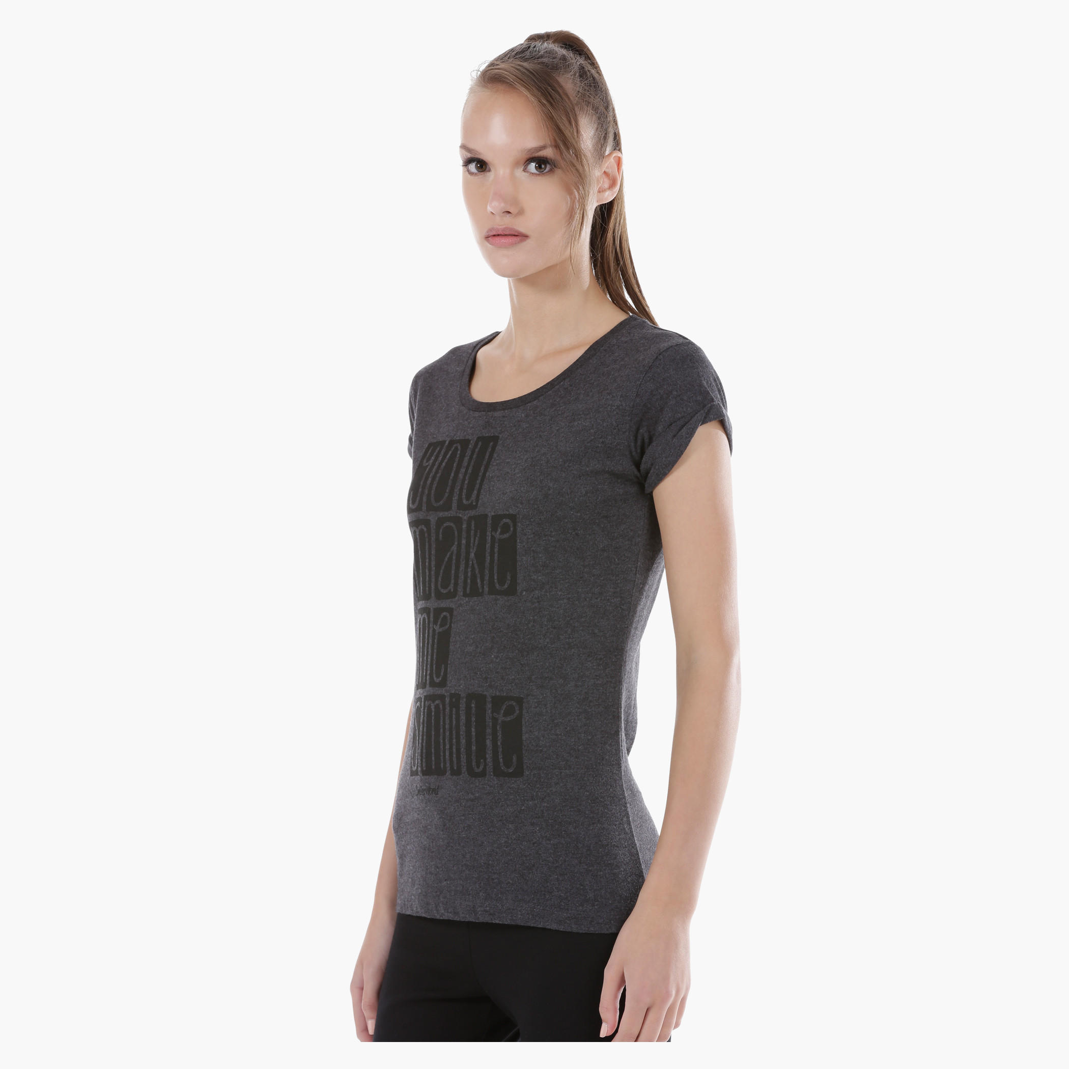 Smiley World Printed T-Shirt-women-clothing-tshirts-image-3