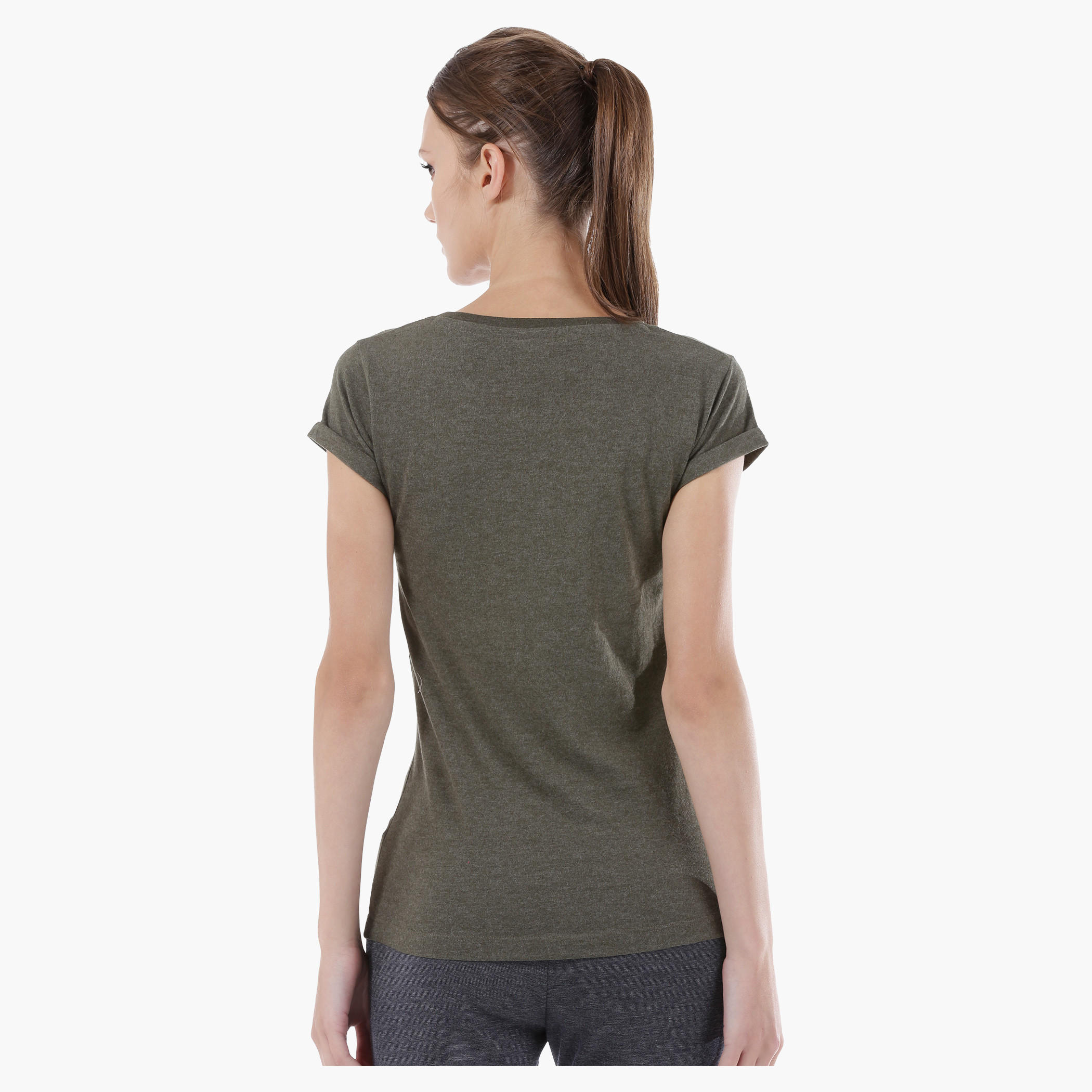 Smiley World Graphic Print T-Shirt with Short Sleeves in Regular Fit-women-clothing-tshirts-image-2