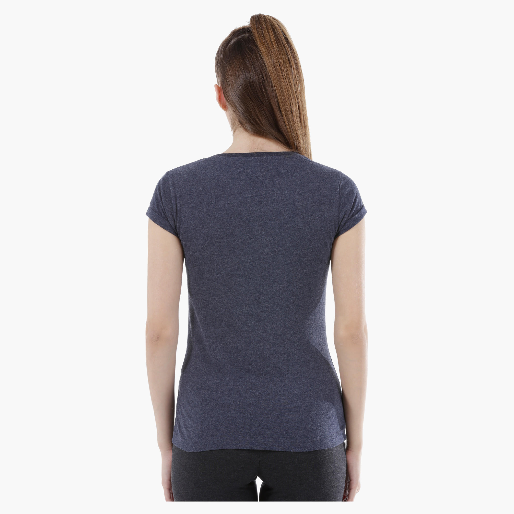 Smiley World Cotton T-Shirt with Short Sleeves and Graphic Print in Regular Fit-women-clothing-tshirts-image-2
