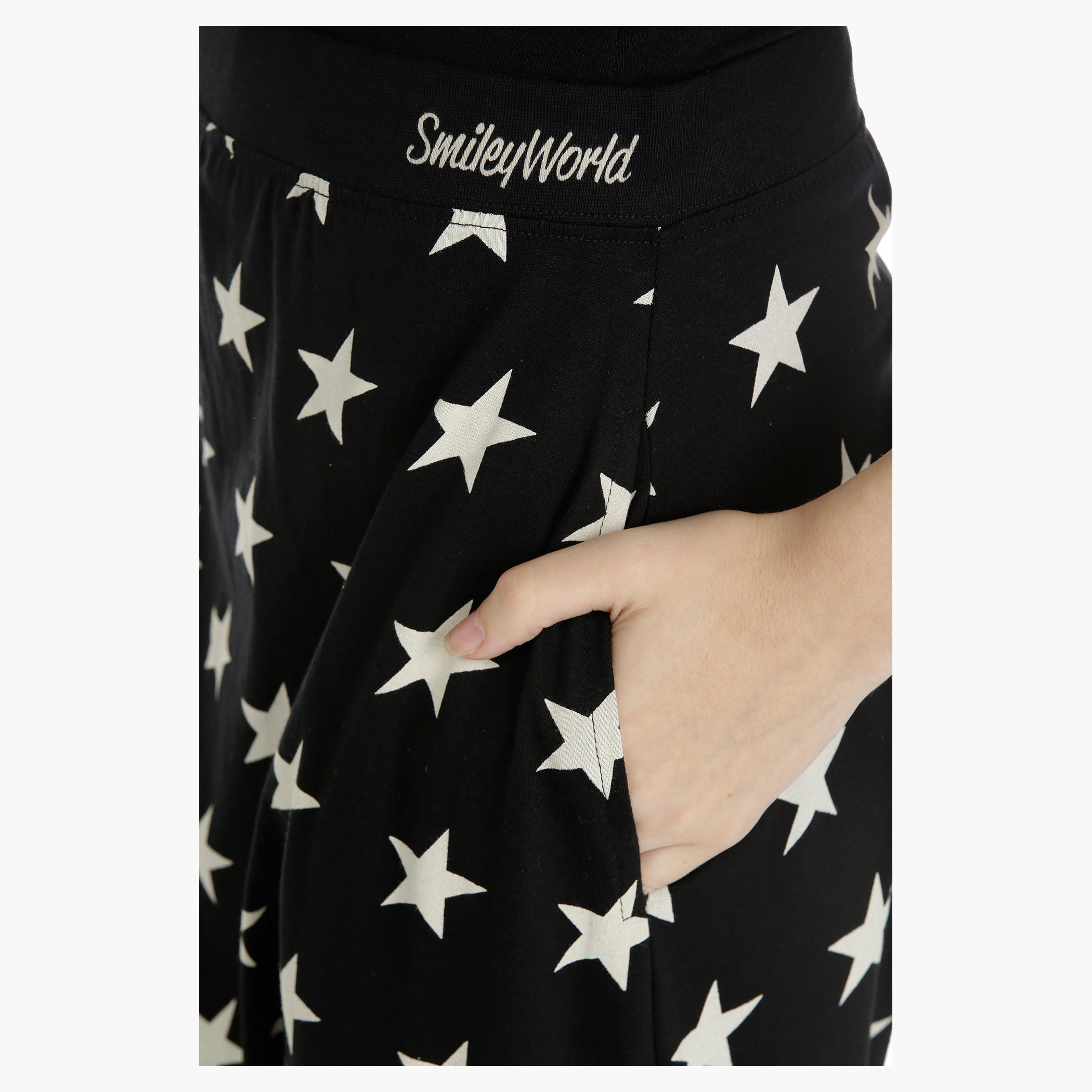 Smiley World Printed Jog Pants-women-clothing-bottoms-joggers-image-2