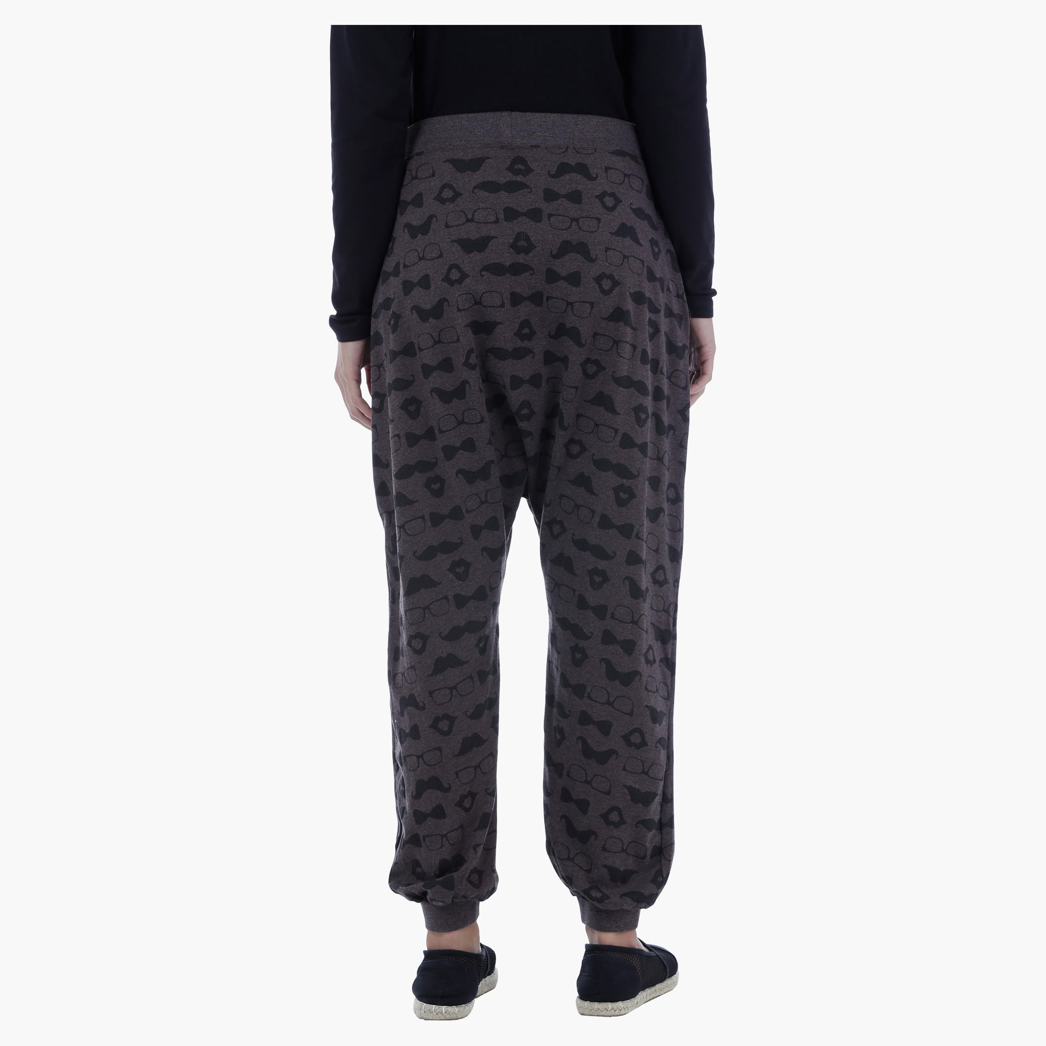 Smiley World Printed Pants-women-clothing-bottoms-joggers-image-2