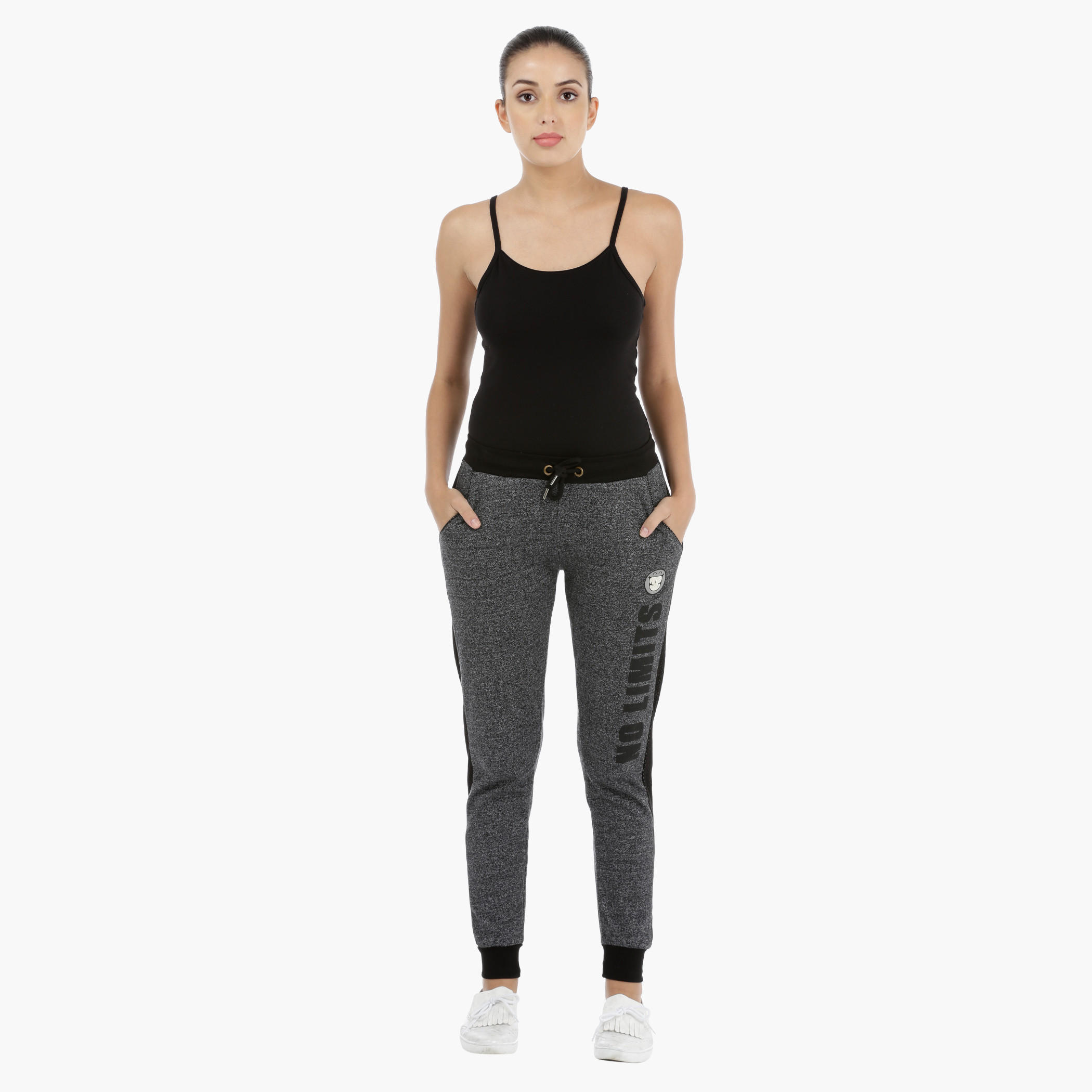 Smiley World Printed Jog Pants-women-clothing-bottoms-joggers-image-1