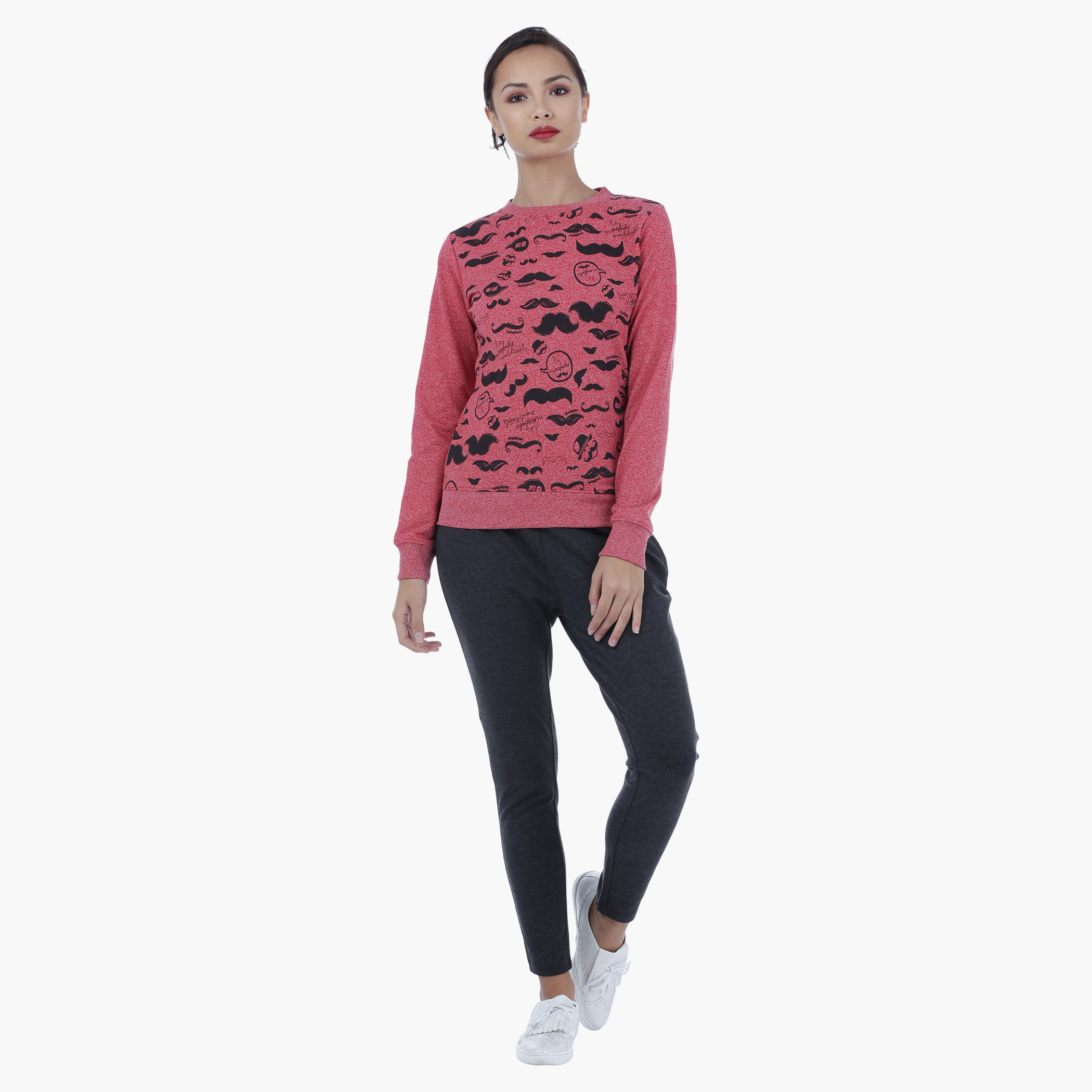 Smiley World Printed Sweatshirt-women-winterwear-hoodiesandsweatshirts-sweatshirts-image-1