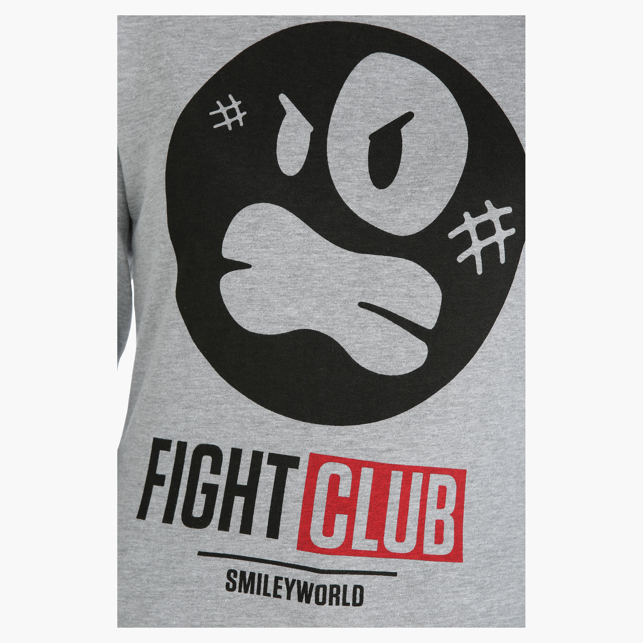 Smiley World Printed Sweatshirt with Long Sleeves-women-winterwear-hoodiesandsweatshirts-sweatshirts-image-2
