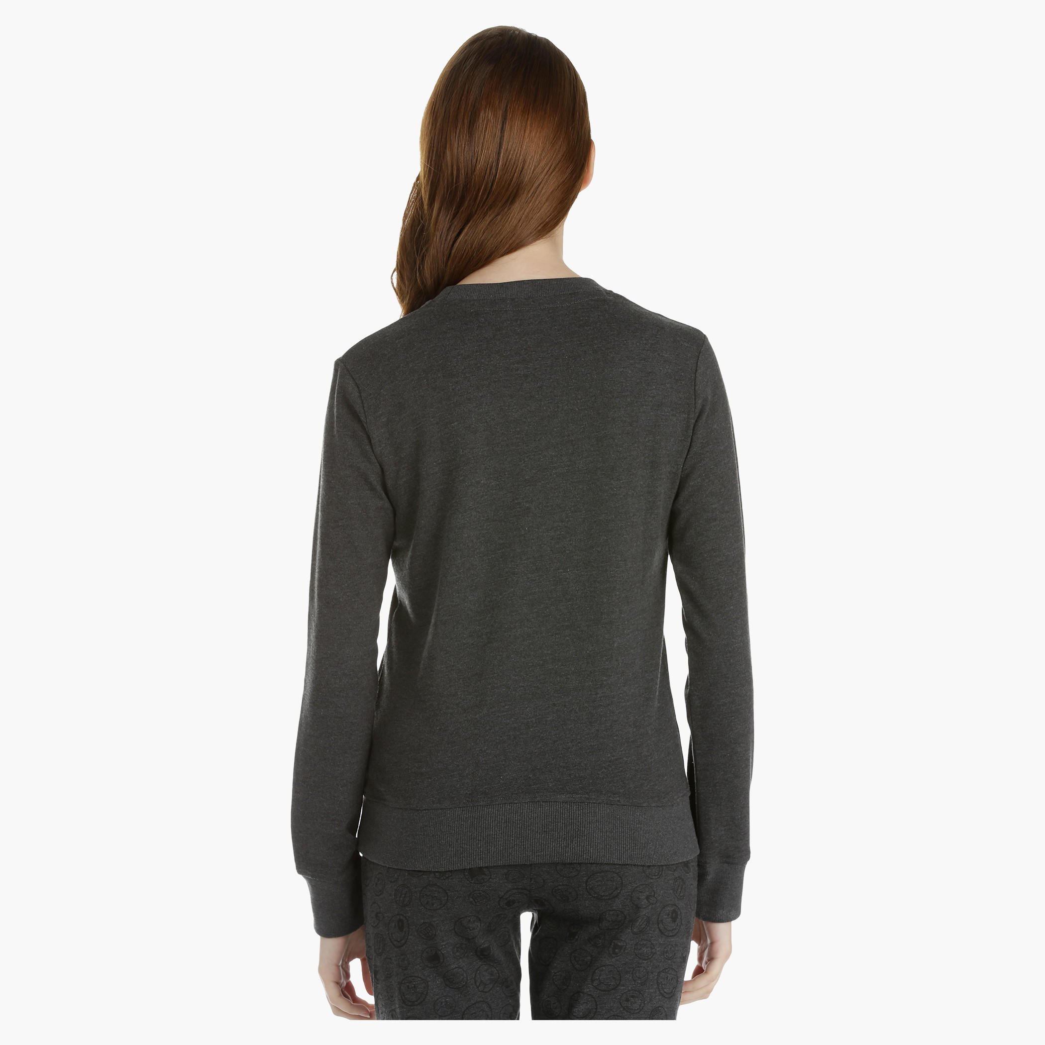 Smiley World Printed sweatshirt with Long Sleeves-women-winterwear-hoodiesandsweatshirts-sweatshirts-image-2
