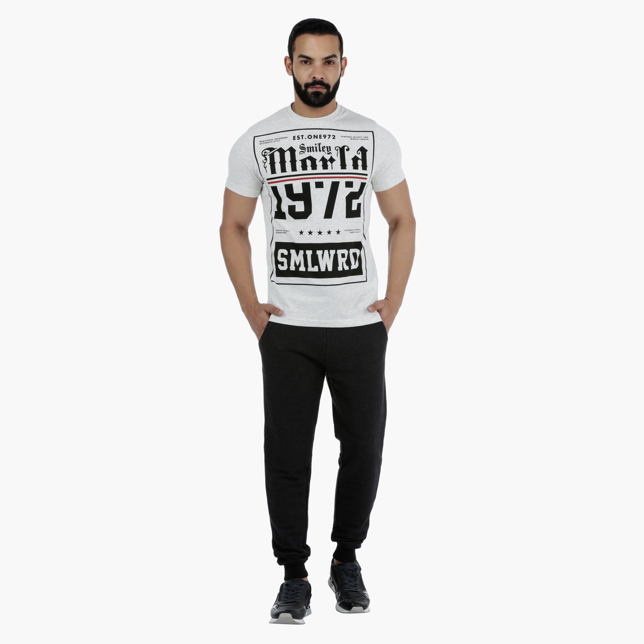 Smiley World Printed T-Shirt with Short Sleeves-men-clothing-tshirtsandpolos-tshirts-image-5