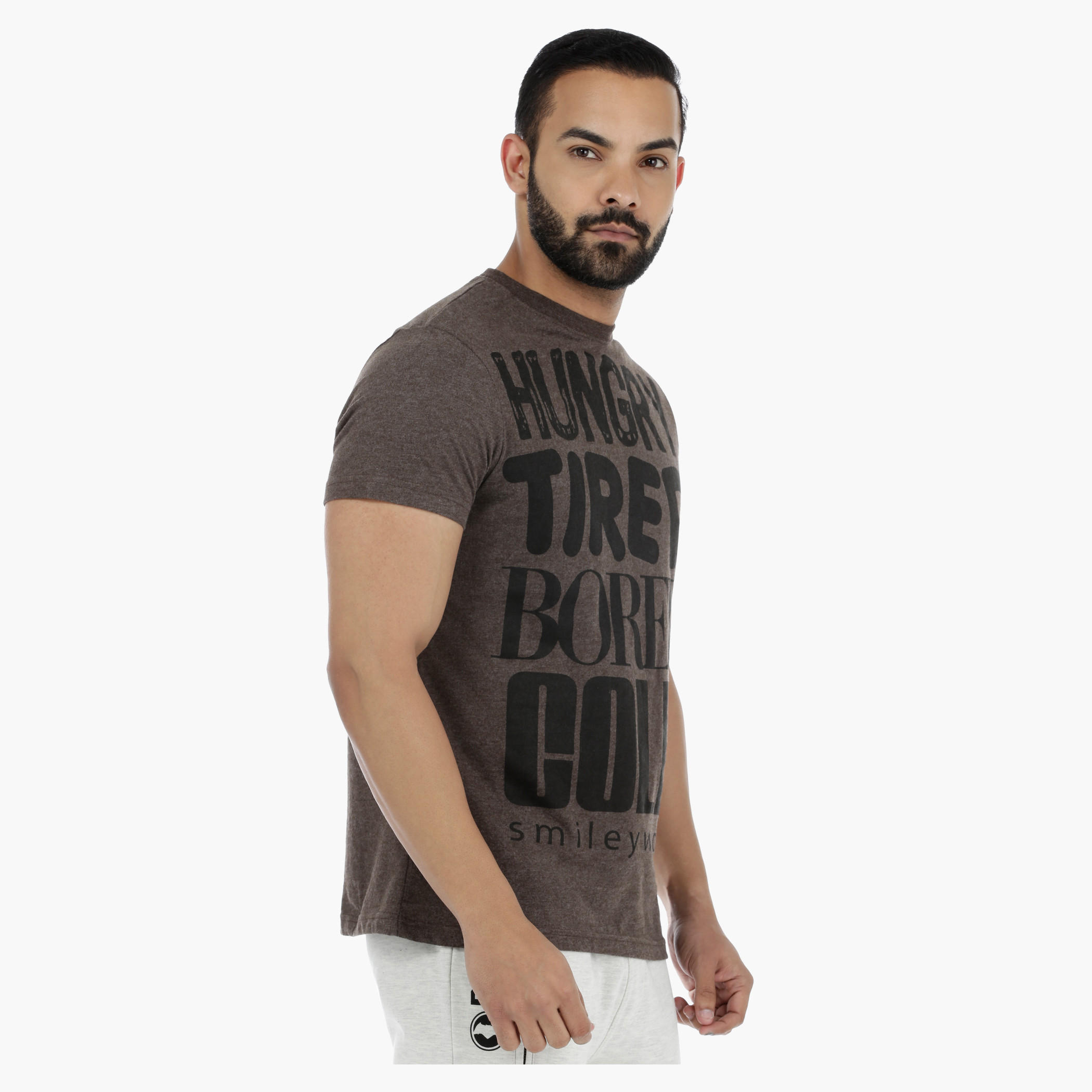 Smiley World Printed T-Shirt with Short Sleeves-men-clothing-tshirtsandpolos-tshirts-image-3