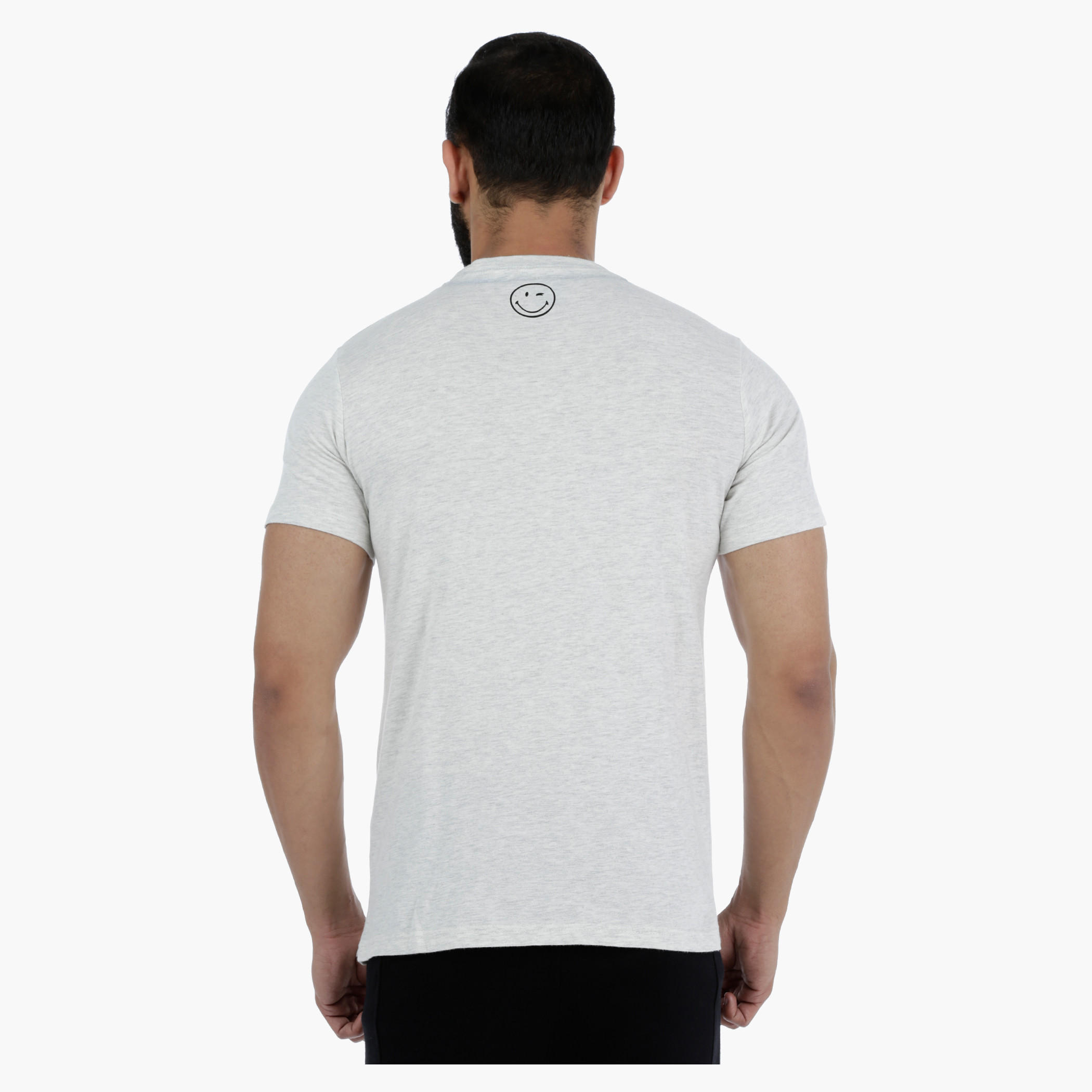 Smiley World Printed T-Shirt with Short Sleeves-men-clothing-tshirtsandpolos-tshirts-image-2