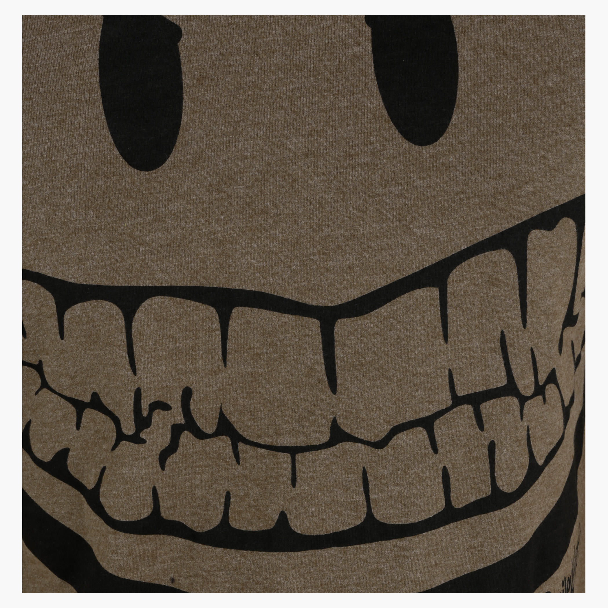 Smiley World Graphic Print Short Sleeves Melange T-shirt-men-clothing-tshirtsandpolos-tshirts-image-4