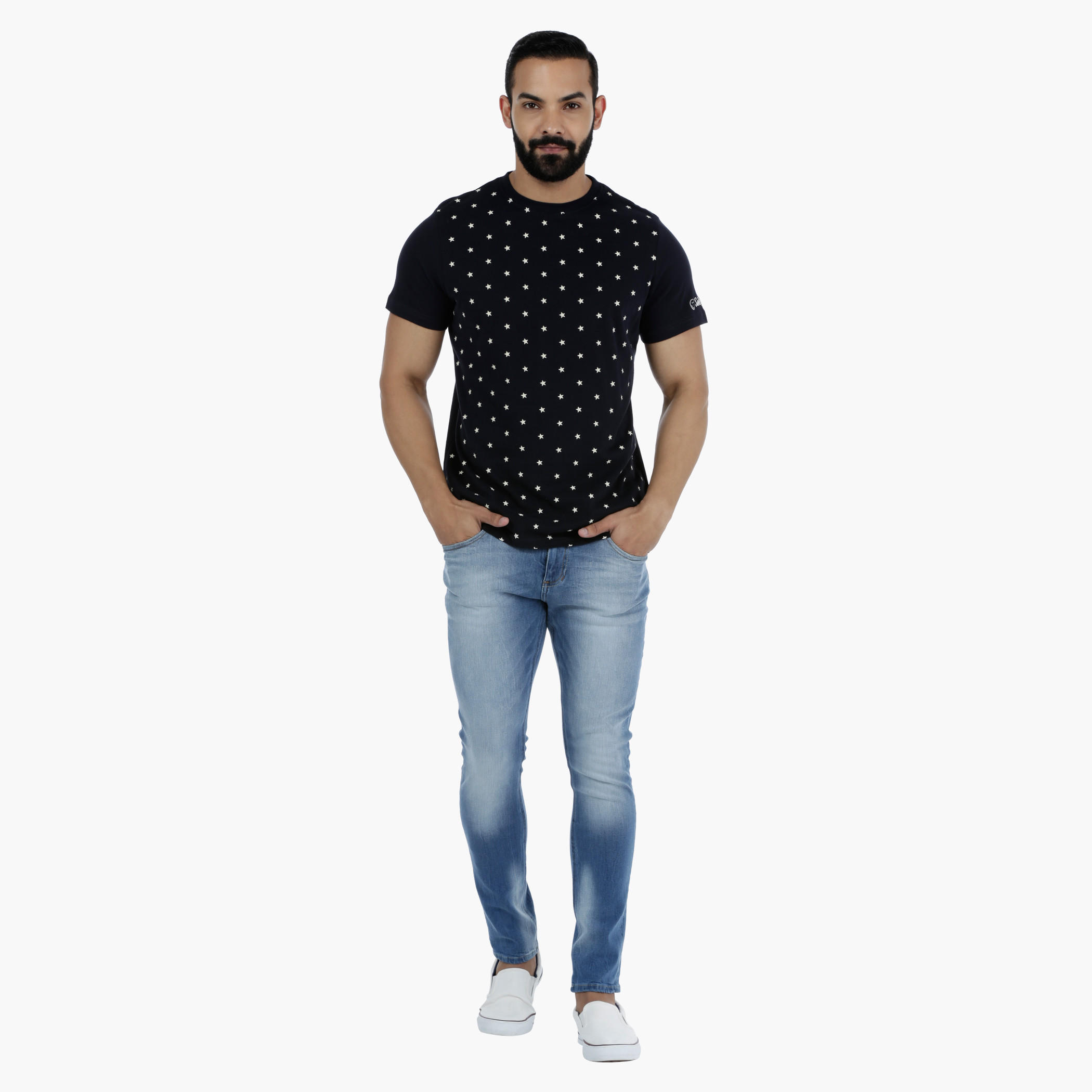 Smiley World Printed Short Sleeves Cotton T-shirt-men-clothing-tshirtsandpolos-tshirts-image-5