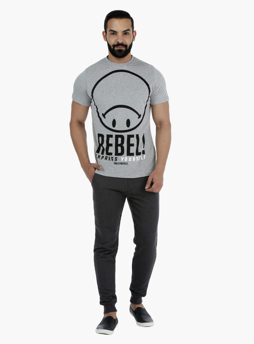 Smiley World Printed T-Shirt with Short Sleeves-men-clothing-tshirtsandpolos-tshirts-image-5