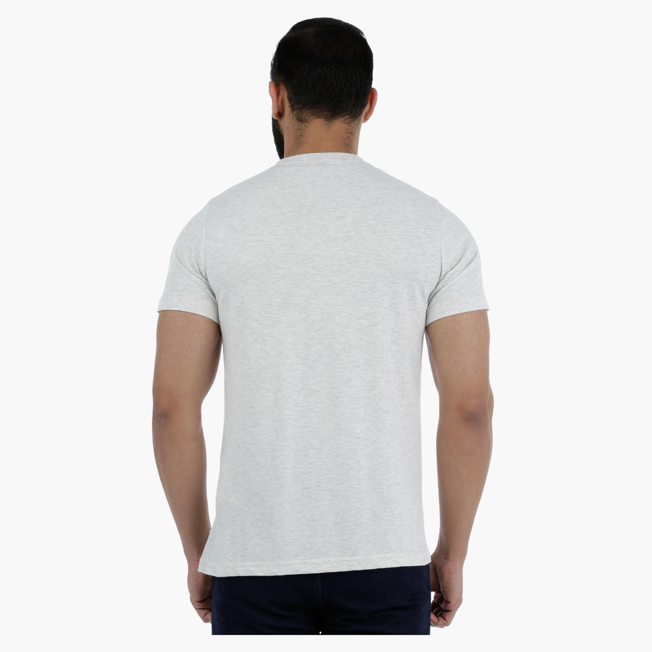 Printed Round Neck Short Sleeves Cotton T-Shirt-men-clothing-tshirtsandpolos-tshirts-image-2
