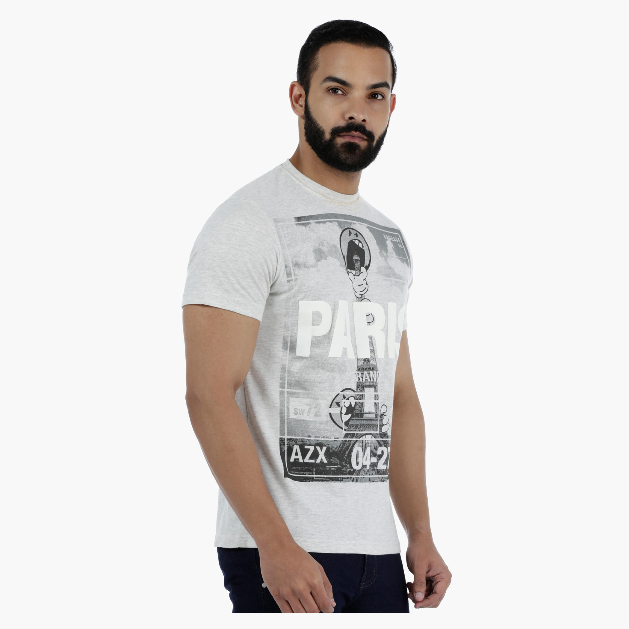 Printed Round Neck Short Sleeves Cotton T-Shirt-men-clothing-tshirtsandpolos-tshirts-image-3