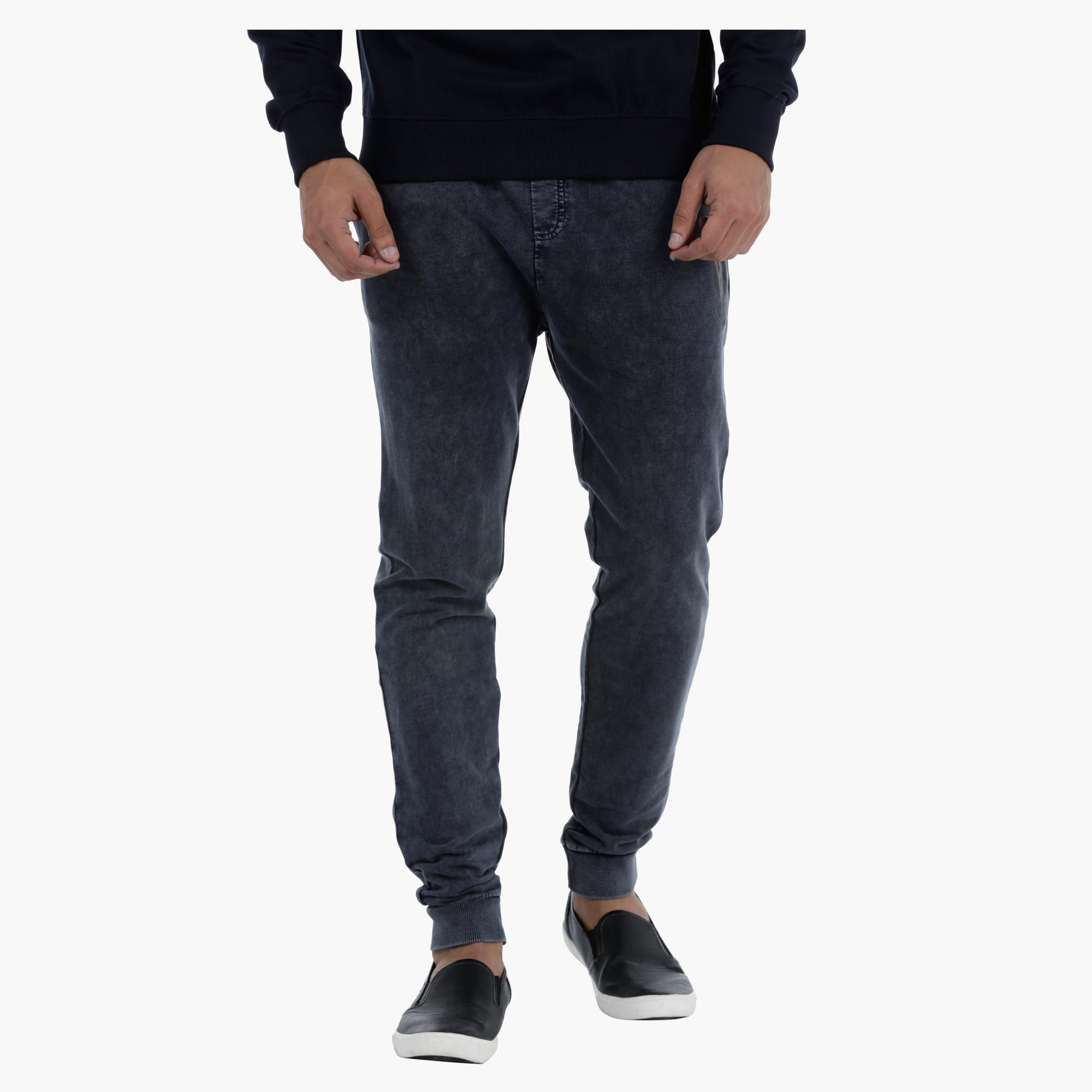 Smiley World Cuffed Joggers-men-clothing-bottoms-joggers-image-1