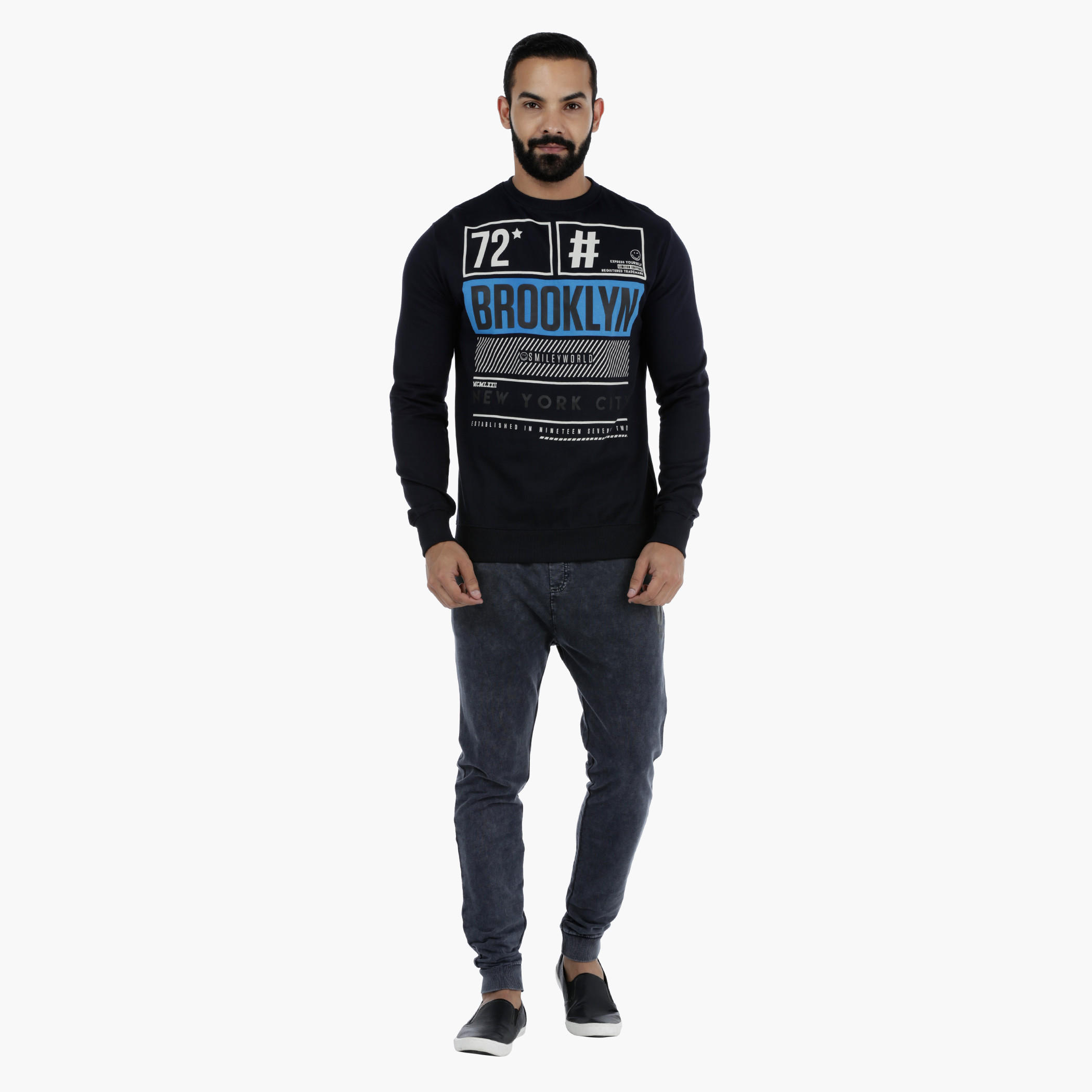 Smiley World Cuffed Joggers-men-clothing-bottoms-joggers-image-5