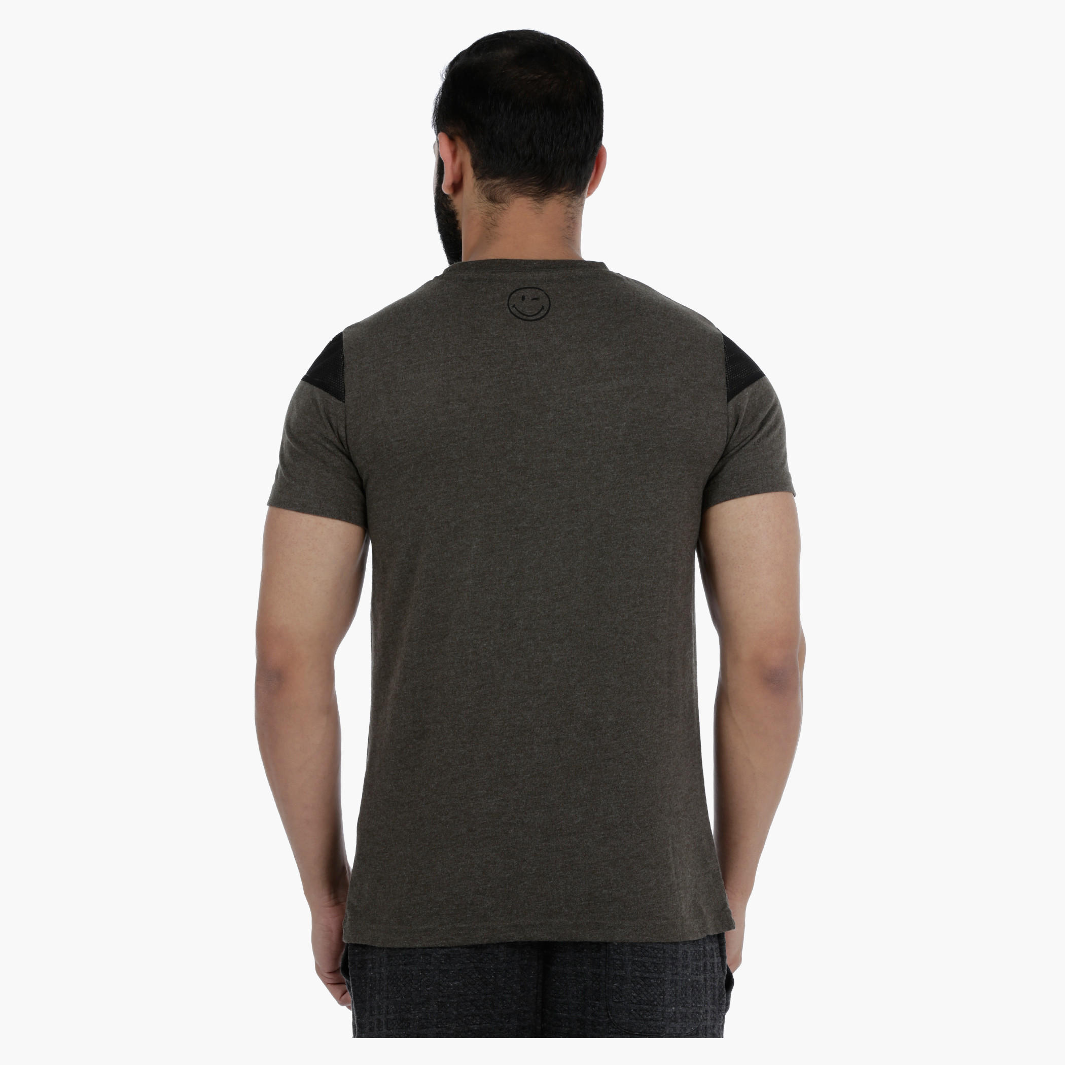 Smiley World Printed T-Shirt with Short Sleeves-men-clothing-tshirtsandpolos-tshirts-image-2