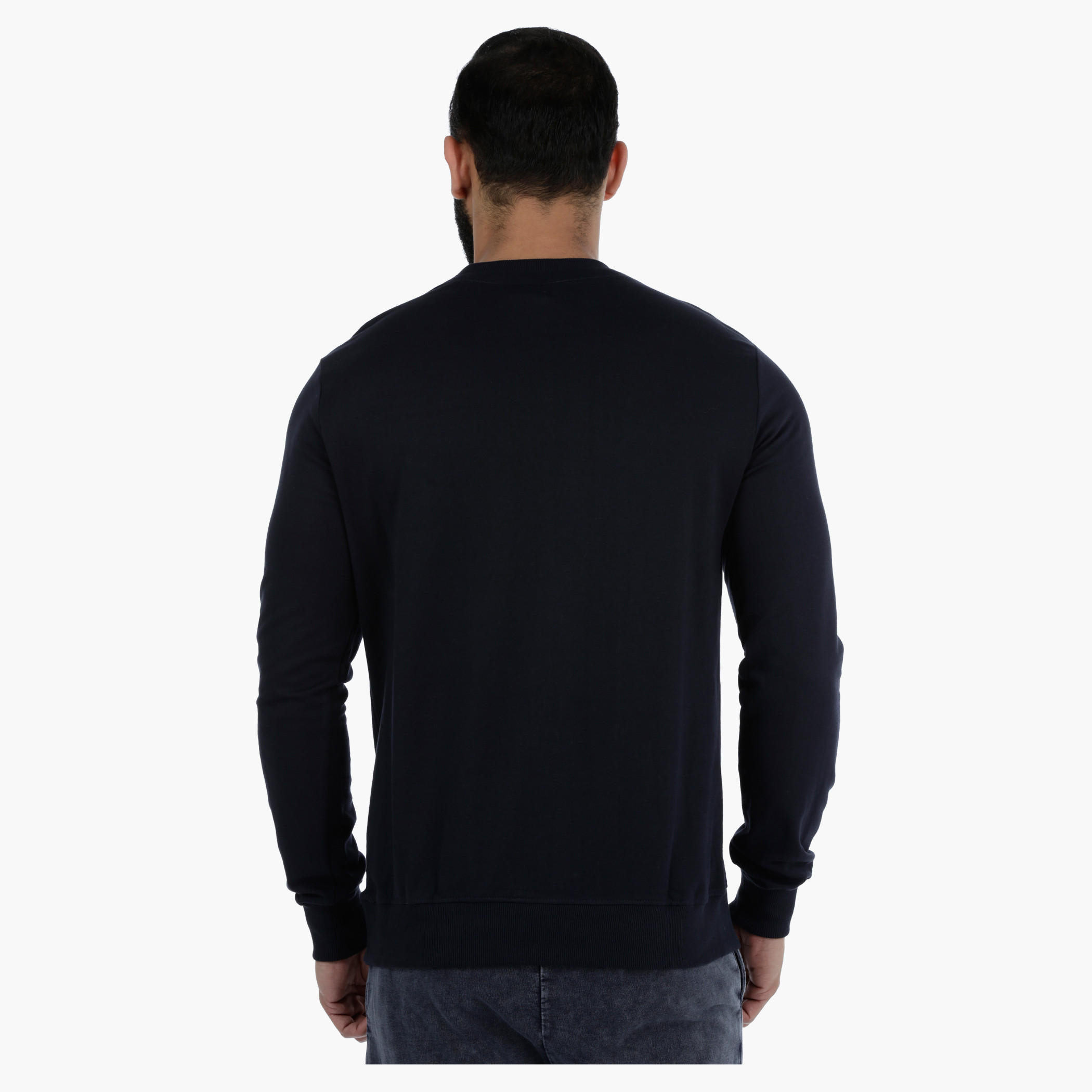 Smiley World Printed Sweatshirt with Long Sleeves-men-winterwear-hoodiesandsweatshirts-image-2