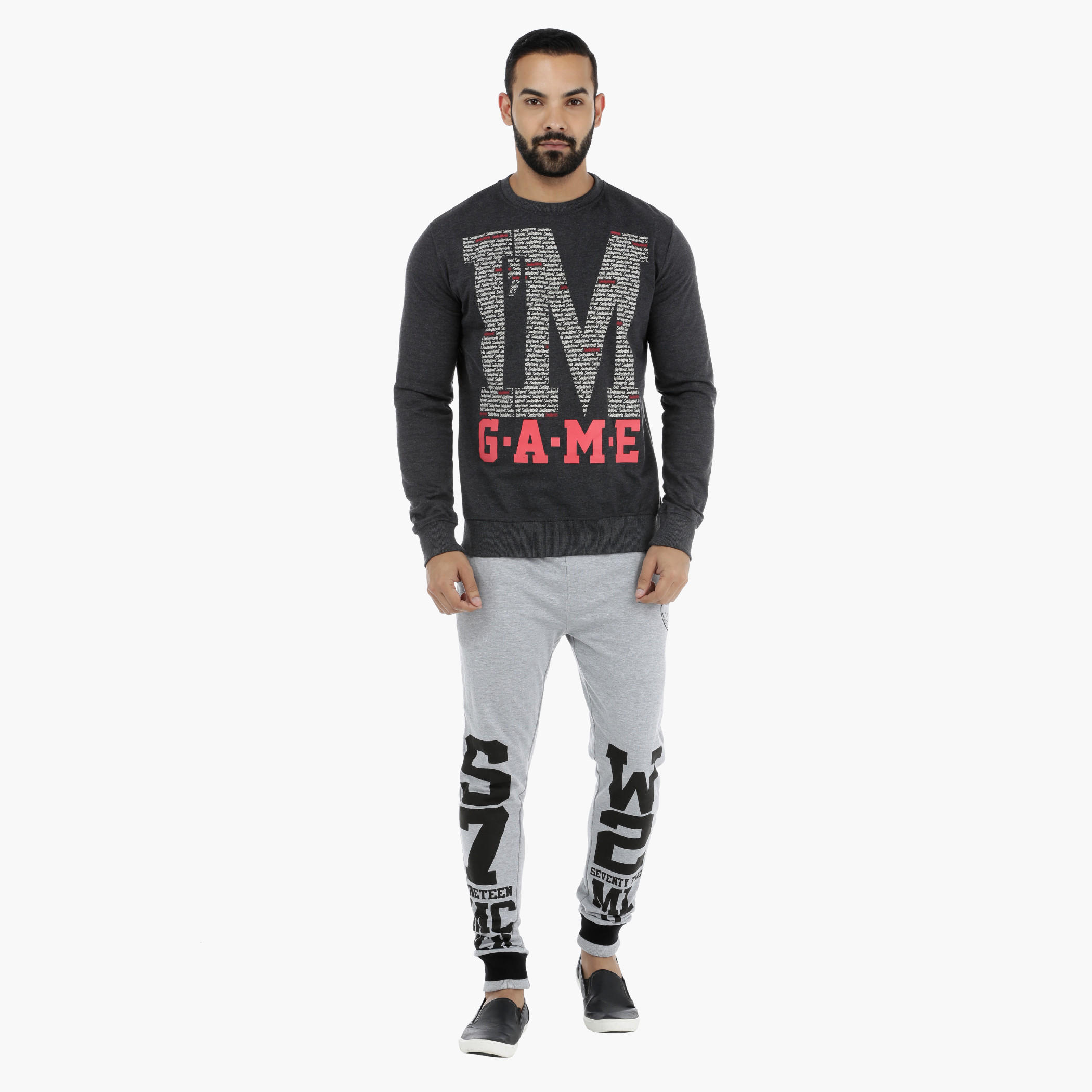 Smiley World Printed Jog Pants-men-clothing-bottoms-joggers-image-5