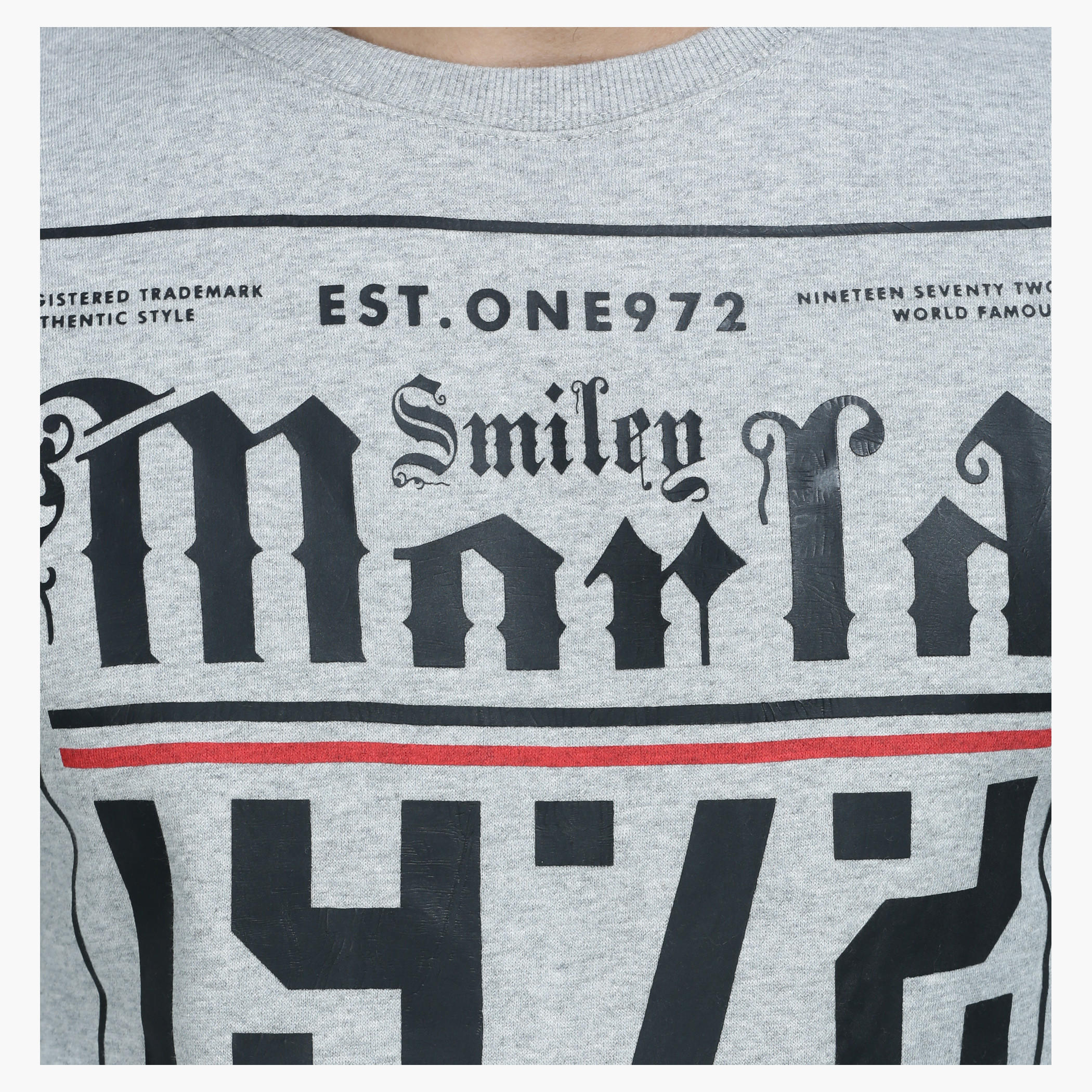 Graphic Print Crew Neck T-Shirt with Long Sleeves-men-winterwear-hoodiesandsweatshirts-image-4