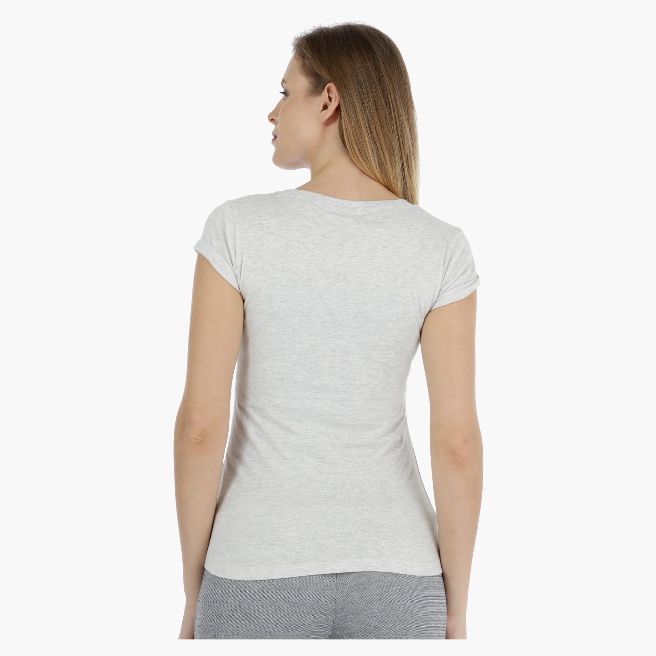 Smiley World Short-sleeved Graphic T-shirt-women-clothing-tshirts-image-2