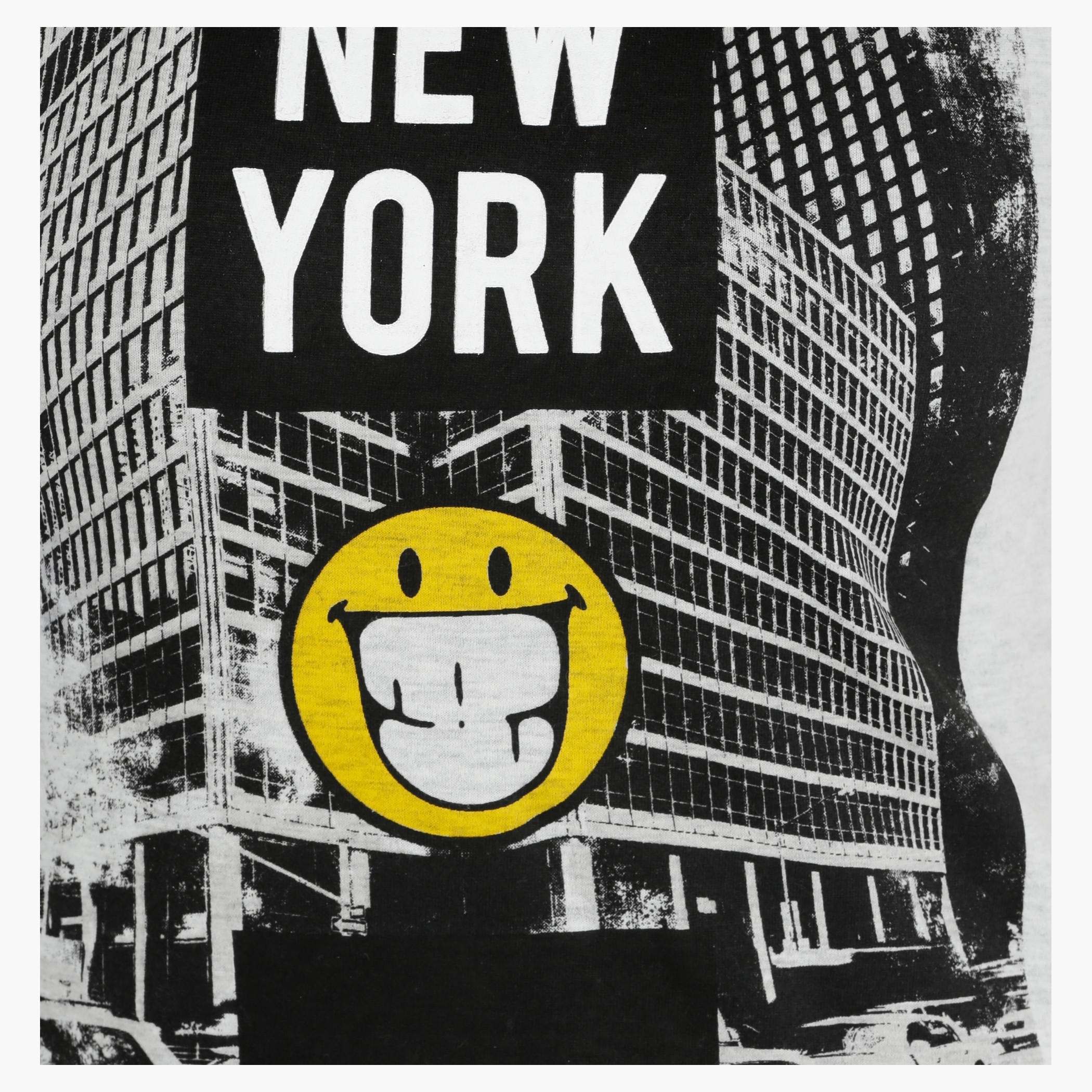 Smiley World Short-sleeved Graphic T-shirt-women-clothing-tshirts-image-2