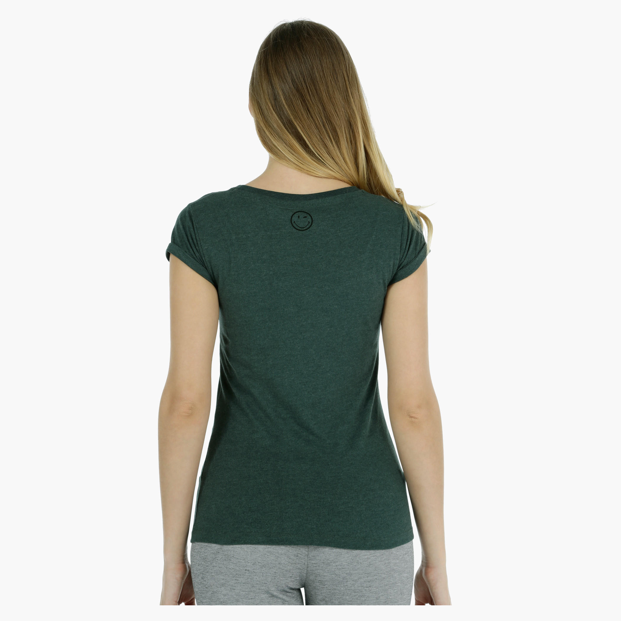 Smiley World Short-sleeved Graphic T-shirt-women-clothing-tshirts-image-2