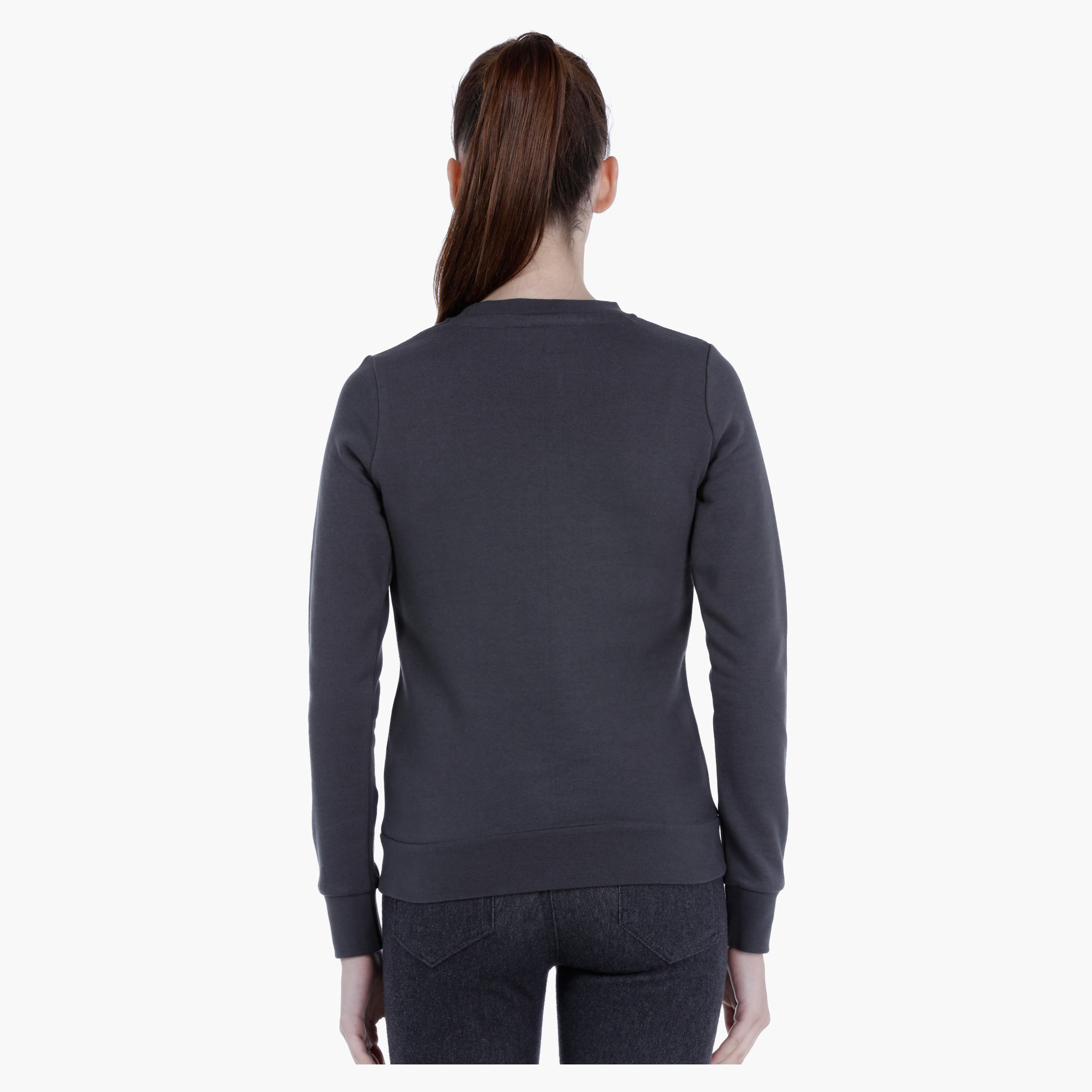 Smiley World Sweatshirt with Graphic Print and Long Sleeves-women-winterwear-hoodiesandsweatshirts-sweatshirts-image-2