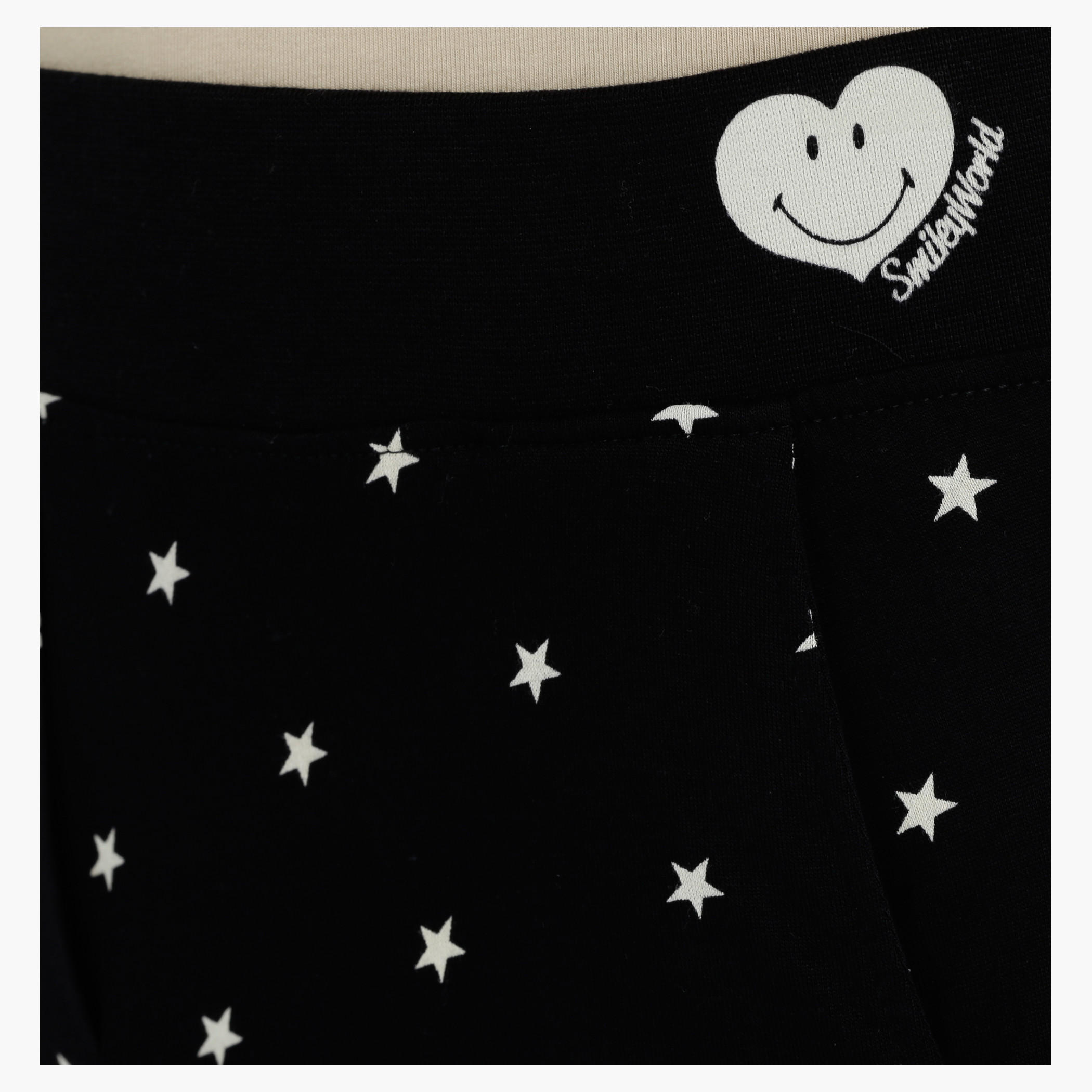 Smiley World Star Print Jog Pants-women-clothing-bottoms-joggers-image-2