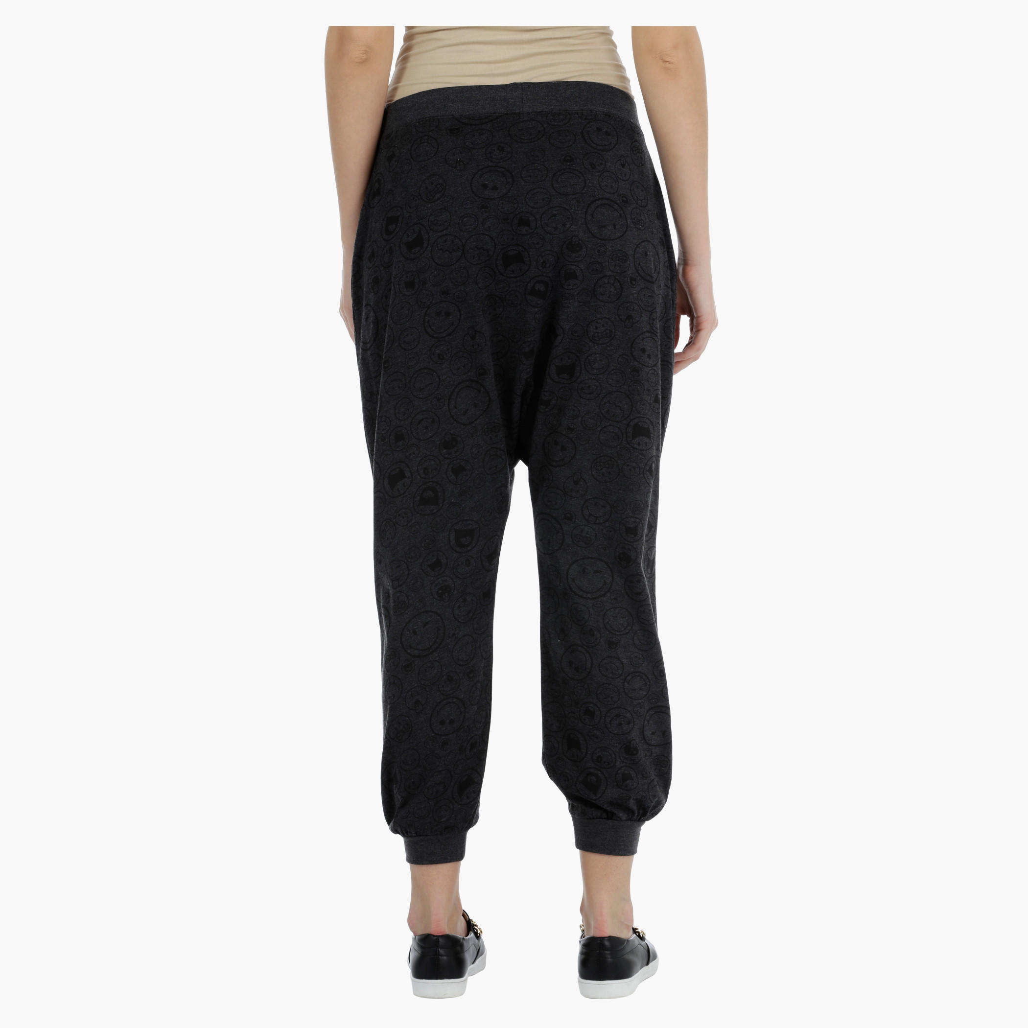 Smiley World Printed Jog Pants-women-clothing-bottoms-joggers-image-2