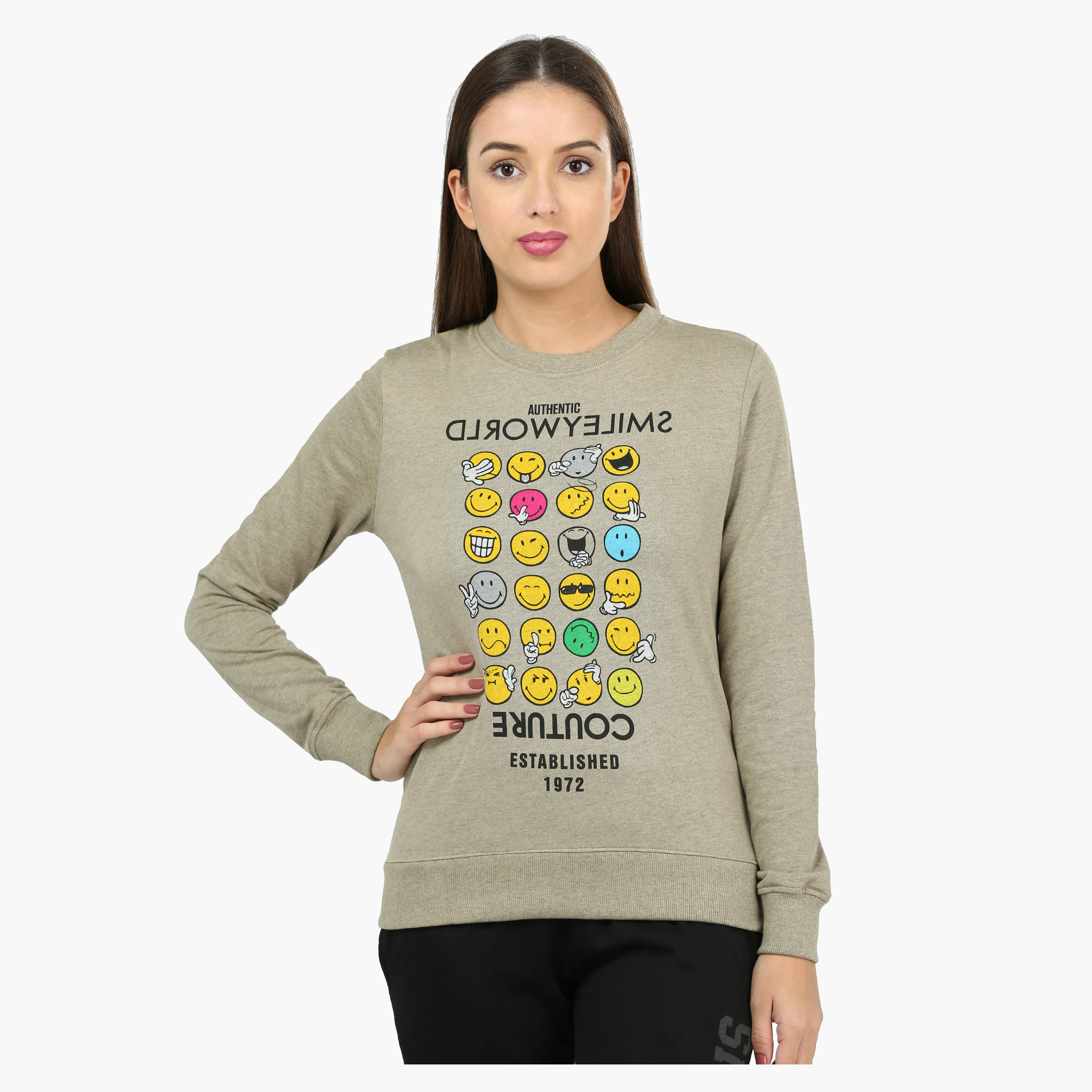Smiley World Printed Round Sweatshirt-women-winterwear-hoodiesandsweatshirts-sweatshirts-image-1