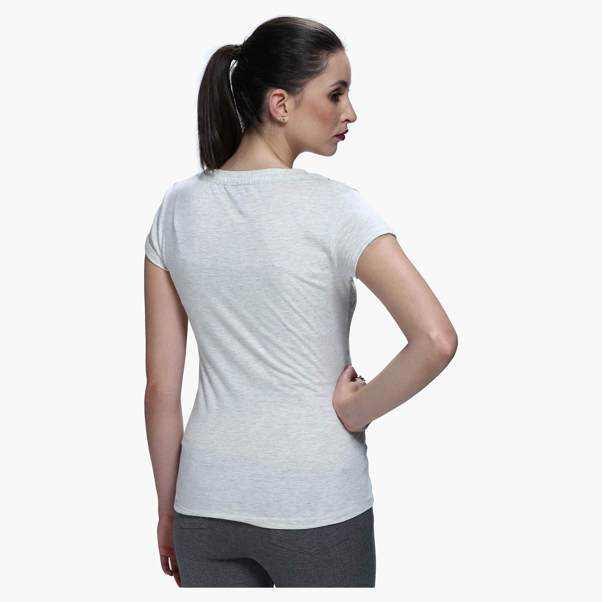 Smiley World Printed Short Sleeves T-Shirt-women-clothing-tshirts-image-2