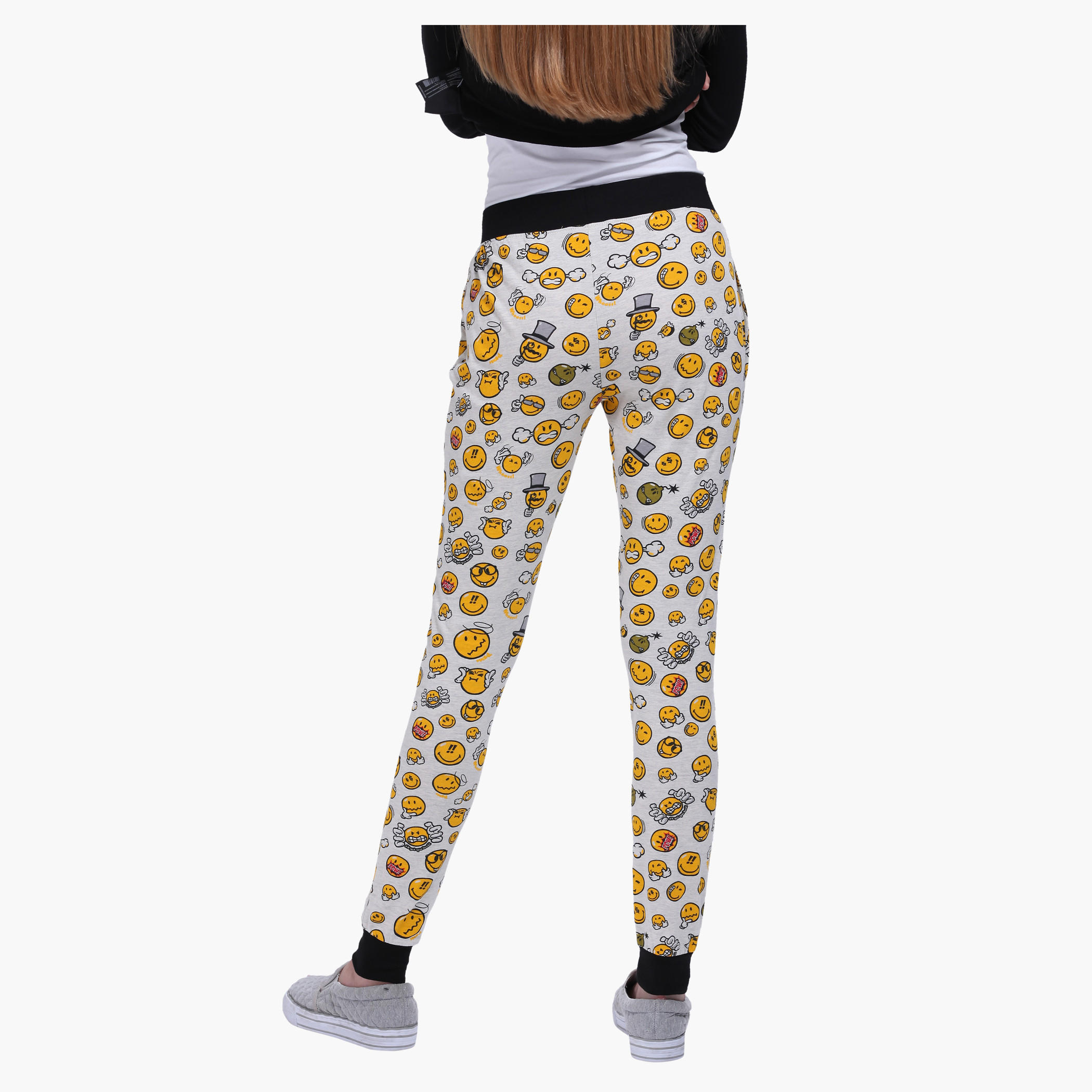 Smiley World Cuffed Jog Pant-women-clothing-bottoms-joggers-image-2