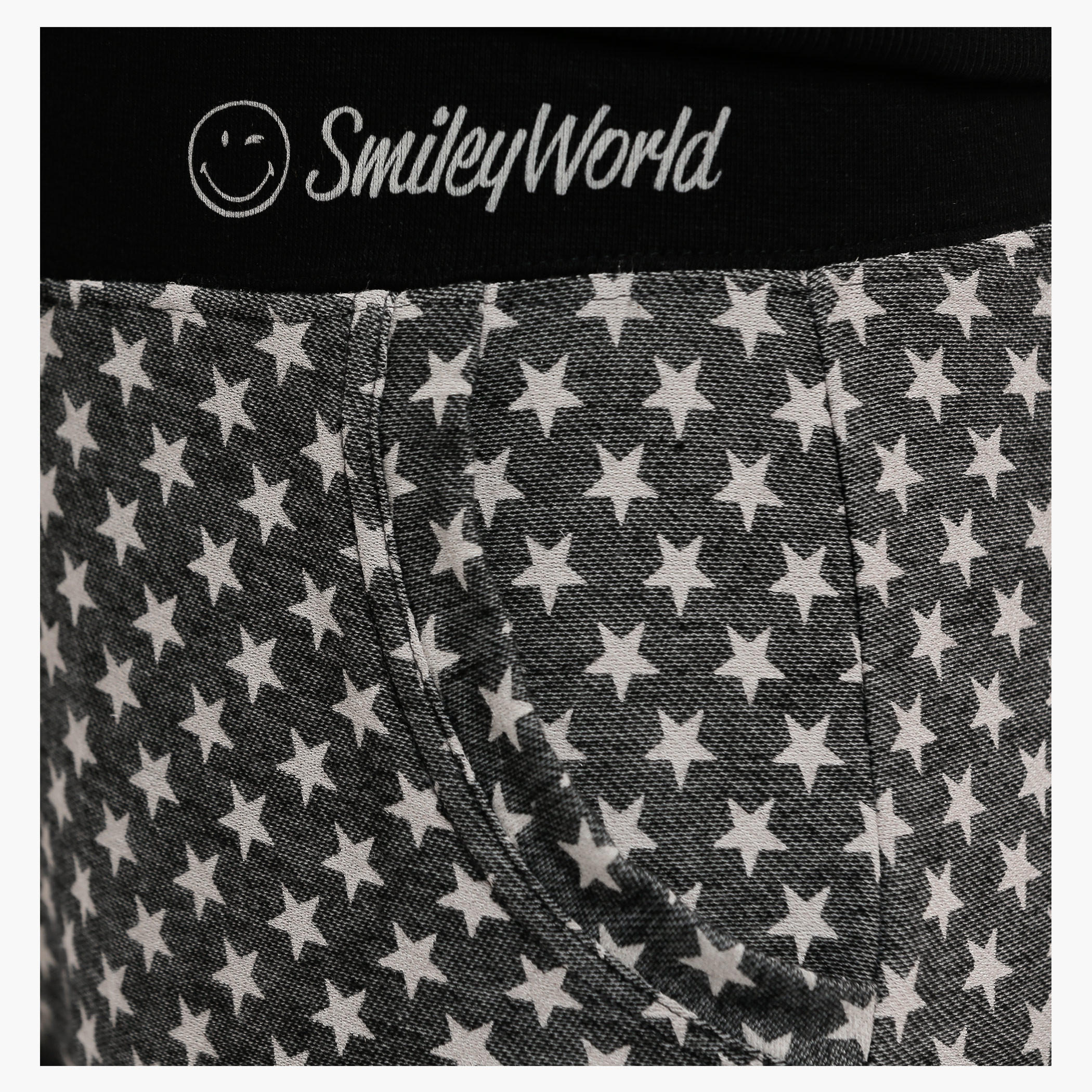 Smiley World Printed Jog Pants with Elasticised Waistband-women-clothing-bottoms-joggers-image-4
