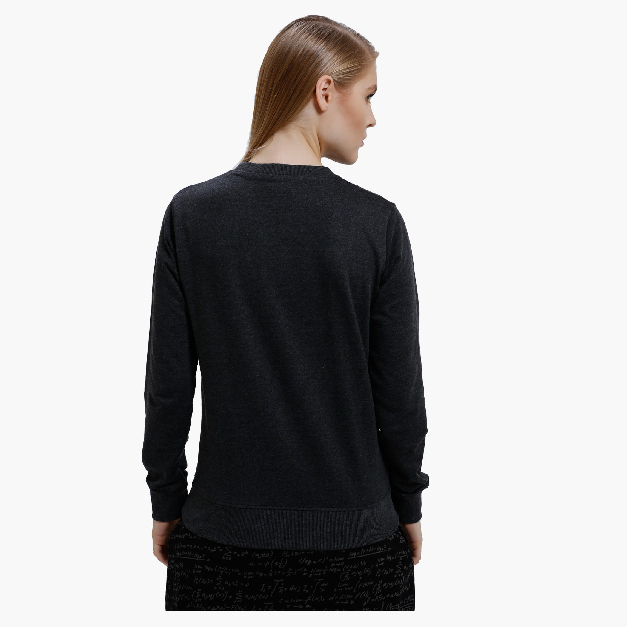 Smiley World Printed Sweatshirt with Round Neck and Long Sleeves-women-winterwear-hoodiesandsweatshirts-sweatshirts-image-2