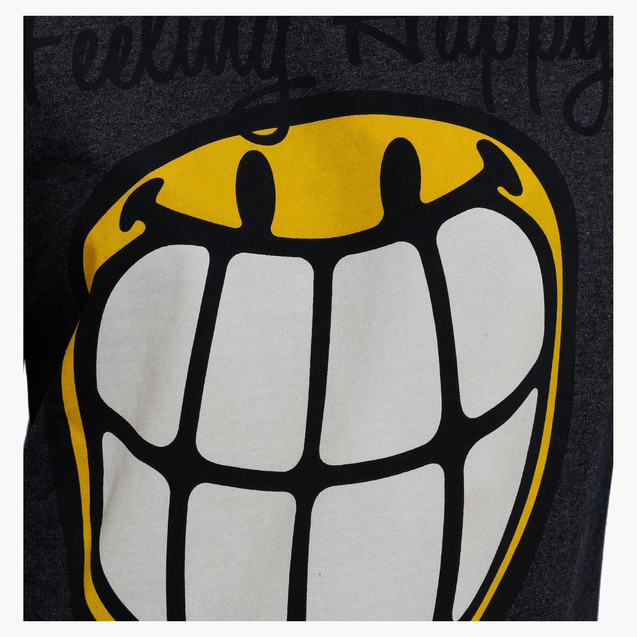 Smiley World Printed Sweatshirt with Round Neck and Long Sleeves-women-winterwear-hoodiesandsweatshirts-sweatshirts-image-4