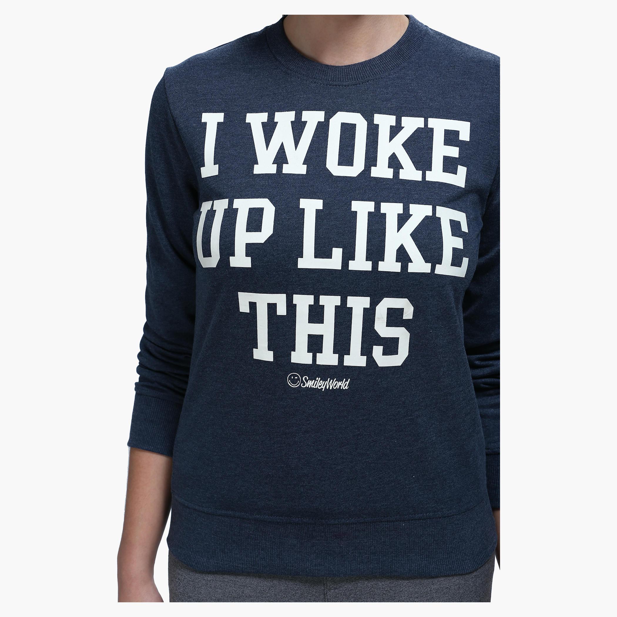 Smiley World Printed Long Sleeves Sweatshirt-women-winterwear-hoodiesandsweatshirts-sweatshirts-image-4