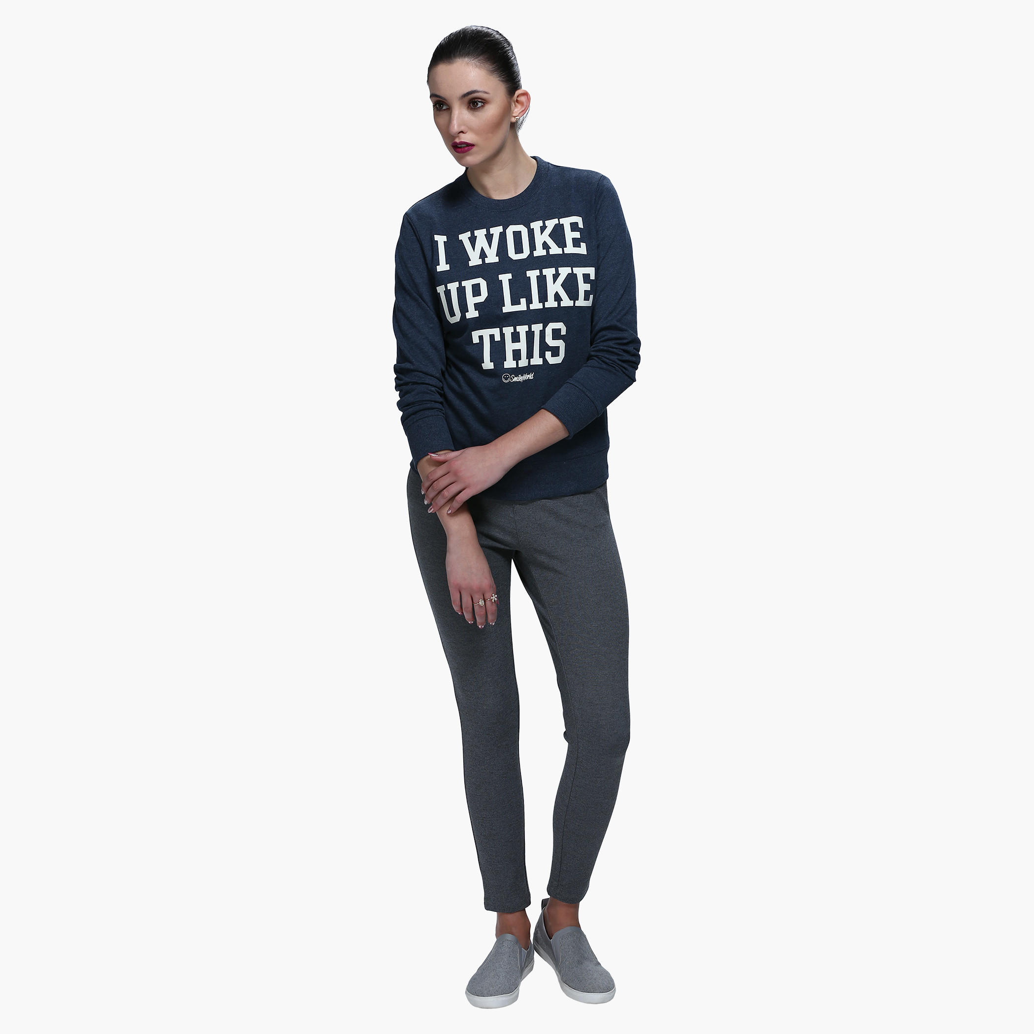 Smiley World Printed Long Sleeves Sweatshirt-women-winterwear-hoodiesandsweatshirts-sweatshirts-image-5