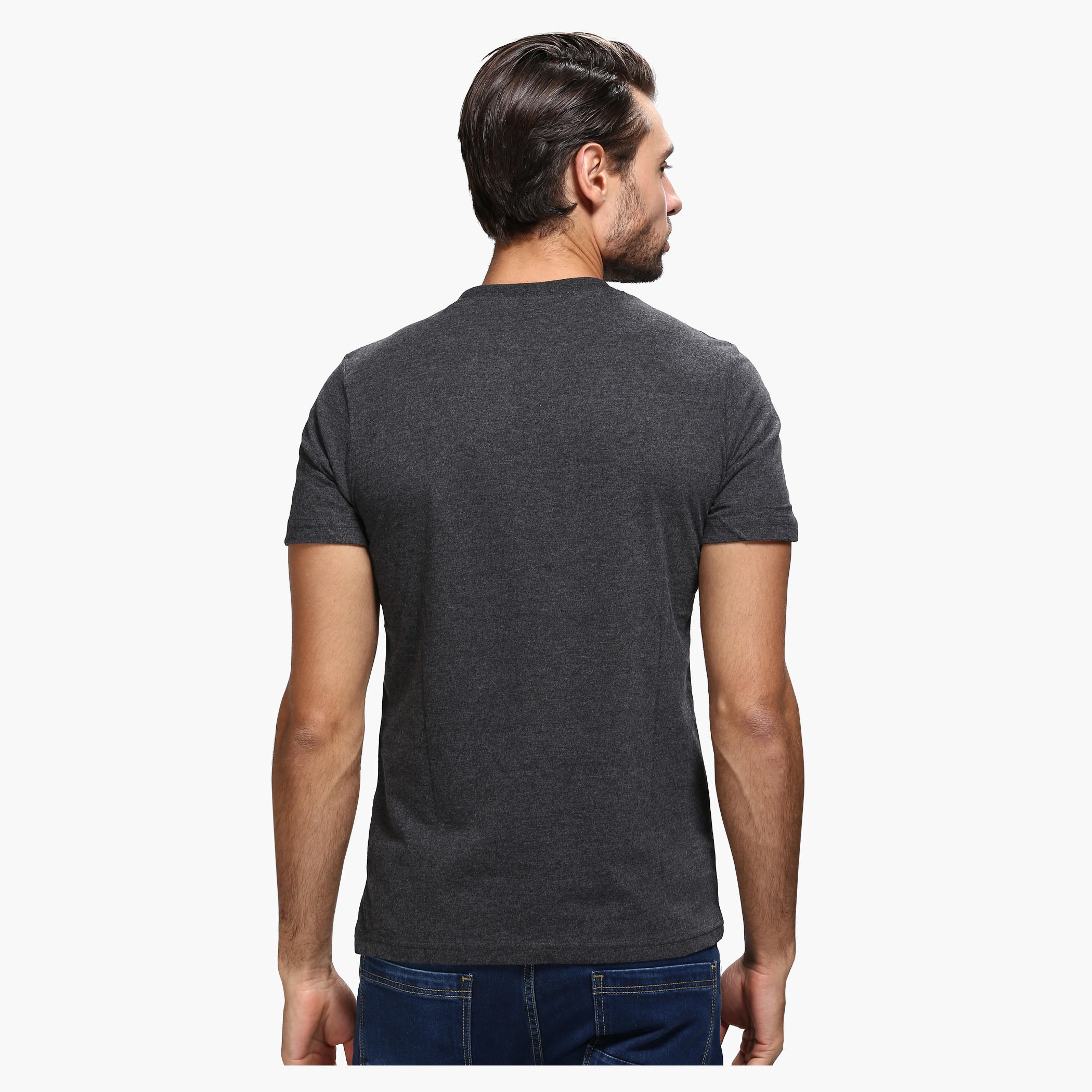 Smiley World Casual Printed T-Shirt with Short Sleeves-men-clothing-tshirtsandpolos-tshirts-image-4