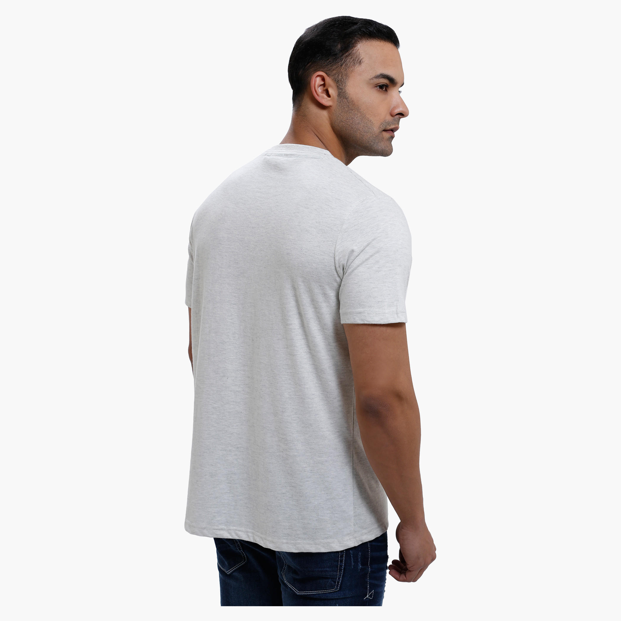 Smiley World Graphic Print T-Shirt with Short Sleeves-men-clothing-tshirtsandpolos-tshirts-image-4