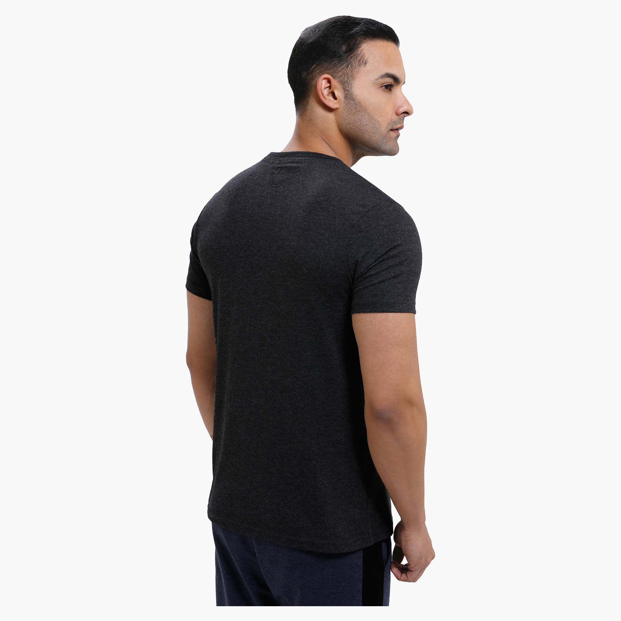 Smiley World Graphic Print T-Shirt with Short Sleeves-men-clothing-tshirtsandpolos-tshirts-image-3
