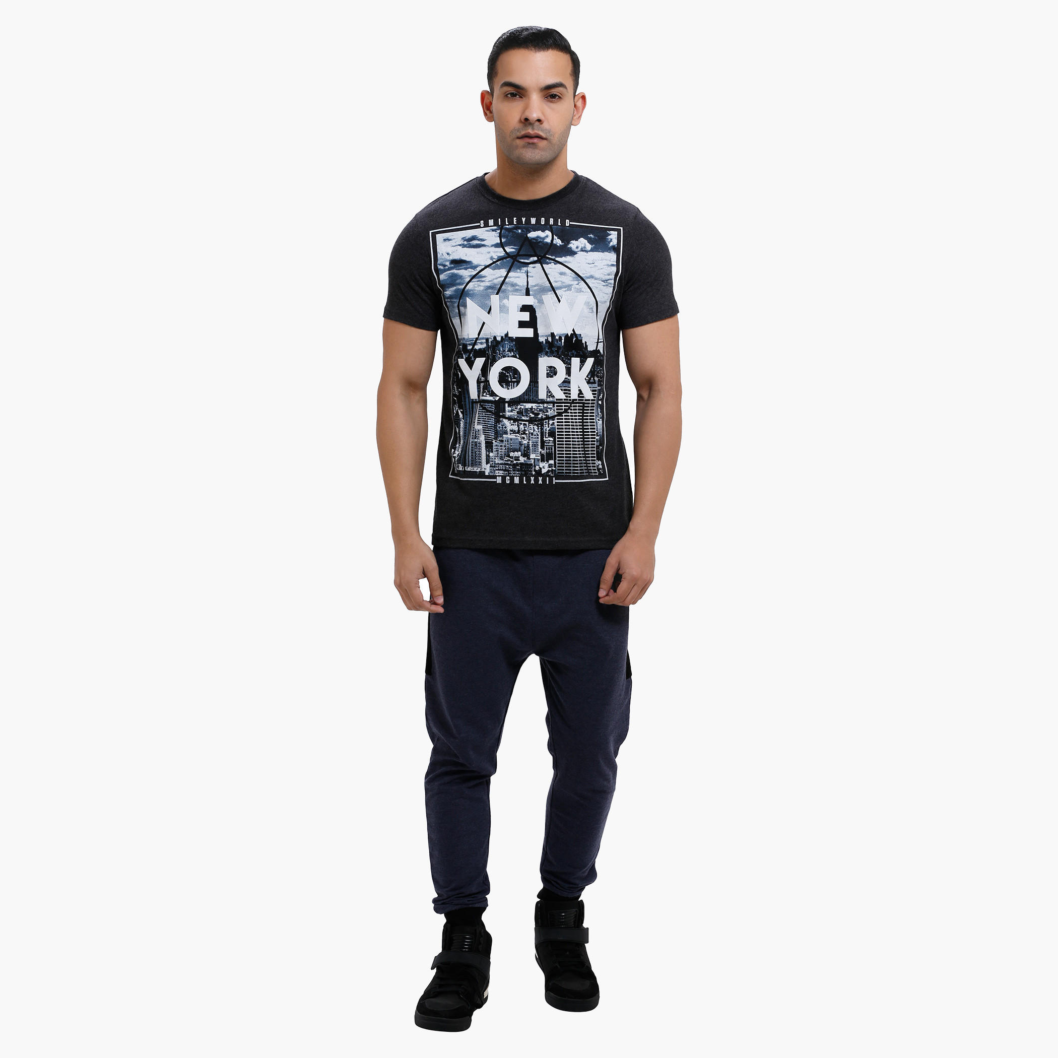 Smiley World Cotton Jog Pants-men-clothing-bottoms-joggers-image-5