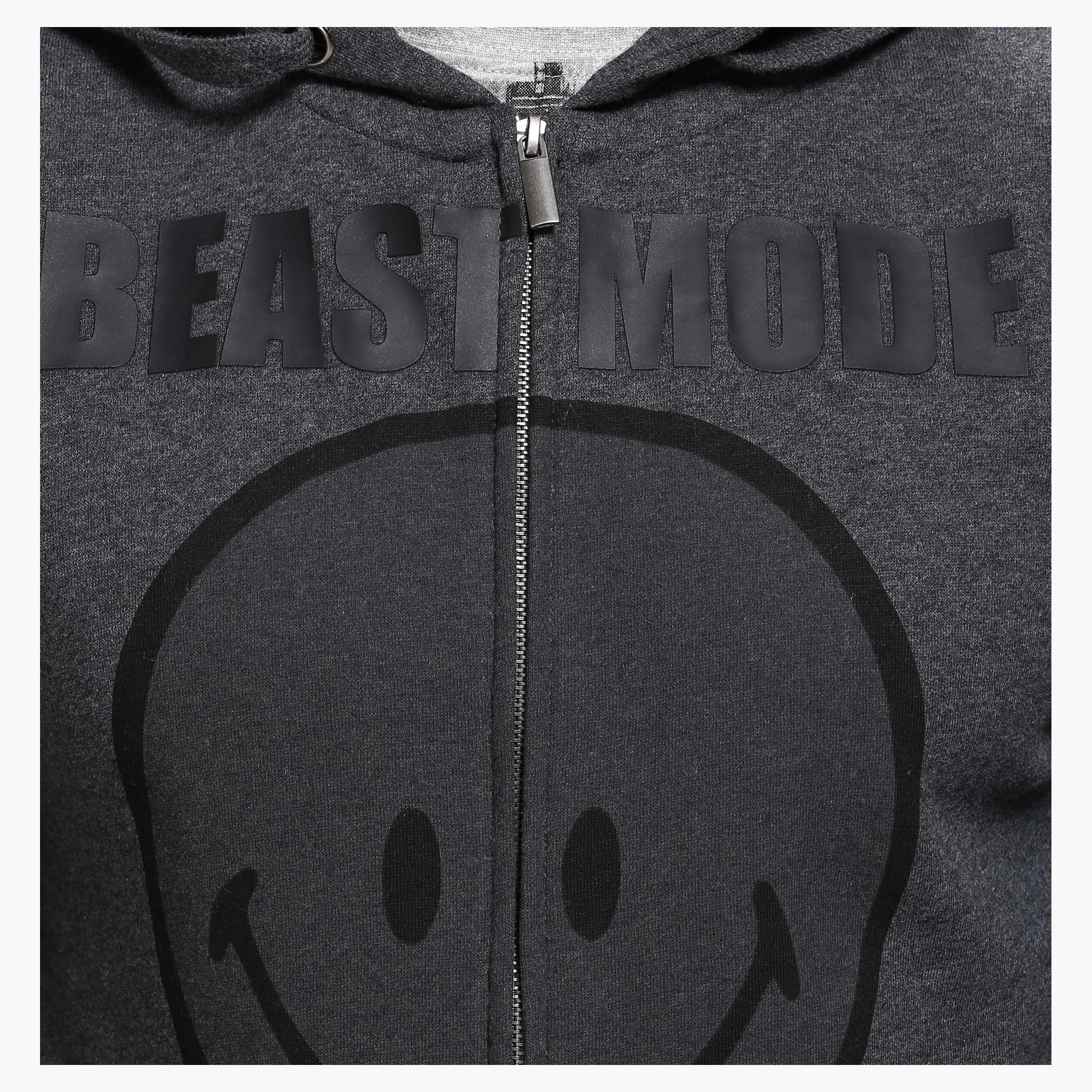 Smiley World Graphic Print Crew Neck Sweatshirt with Hood-men-winterwear-hoodiesandsweatshirts-image-4